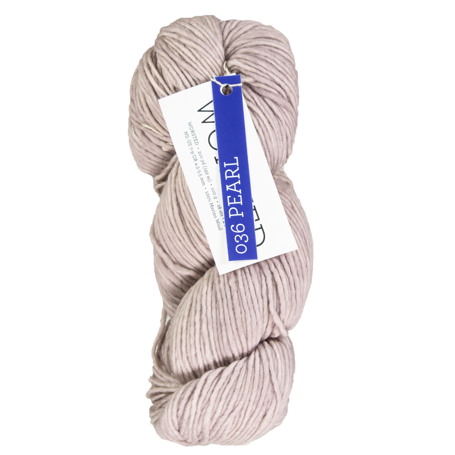 Malabrigo Worsted Merino Yarn - 036 Pearl - Zoom Image
