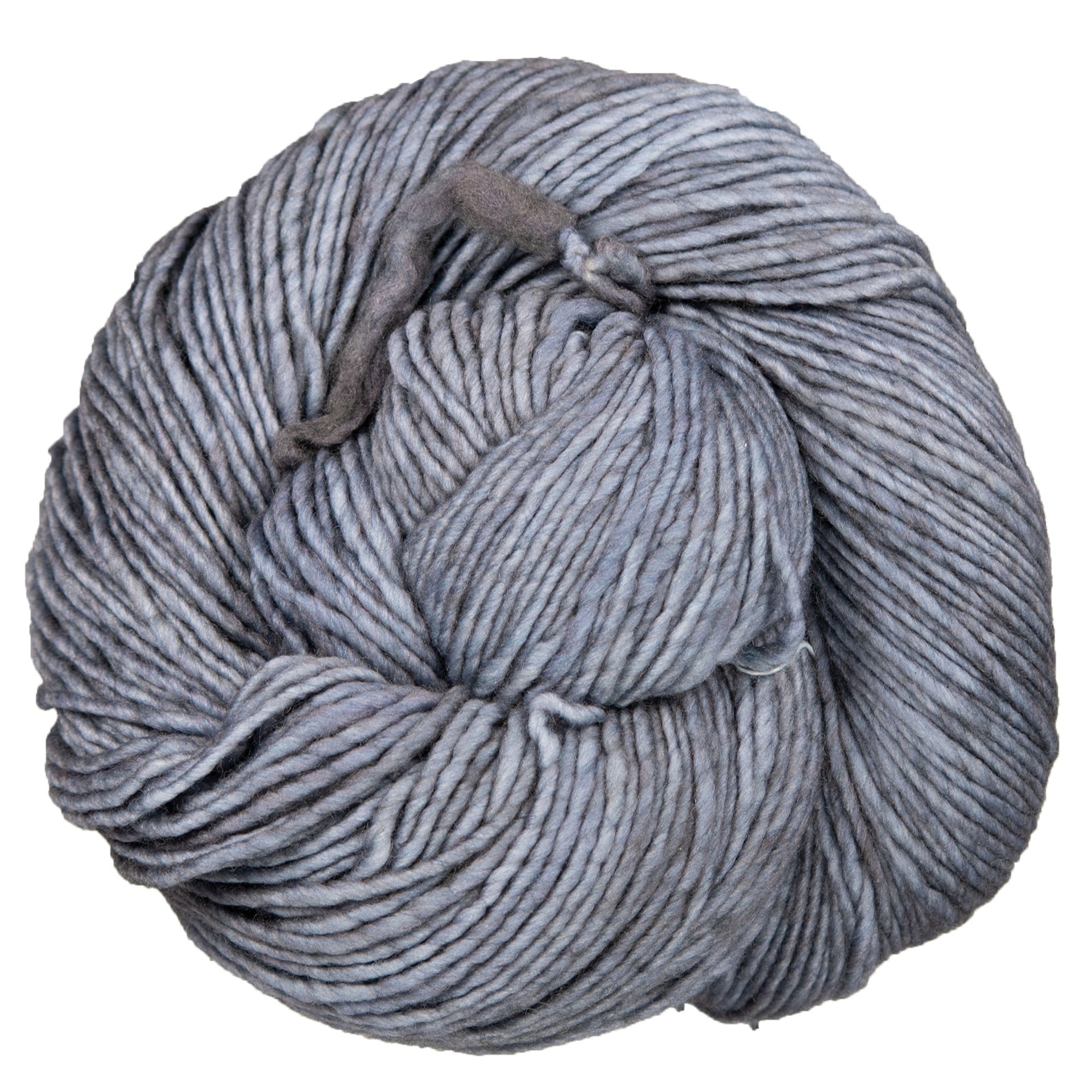 Malabrigo Worsted Merino Yarn - 606 Frost Gray - Zoom Image
