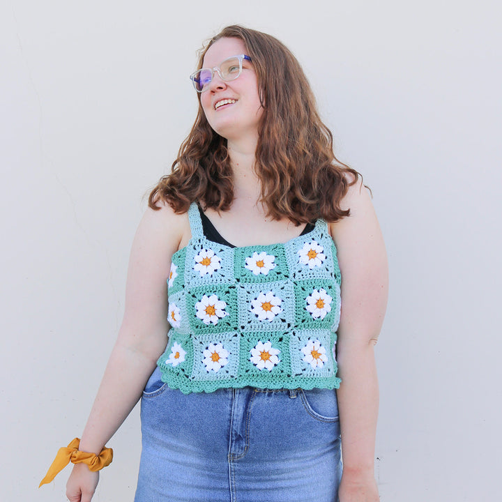 Elizabeth's Daisy Granny Square Top - Main Image 2