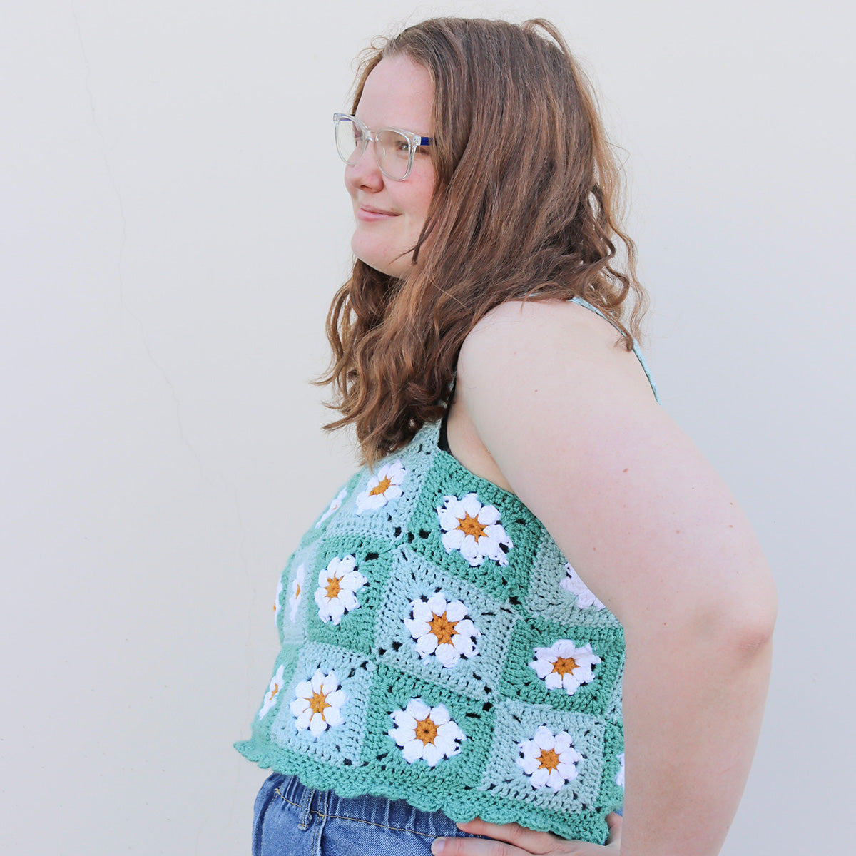 Elizabeth's Daisy Granny Square Top - Main Image 3