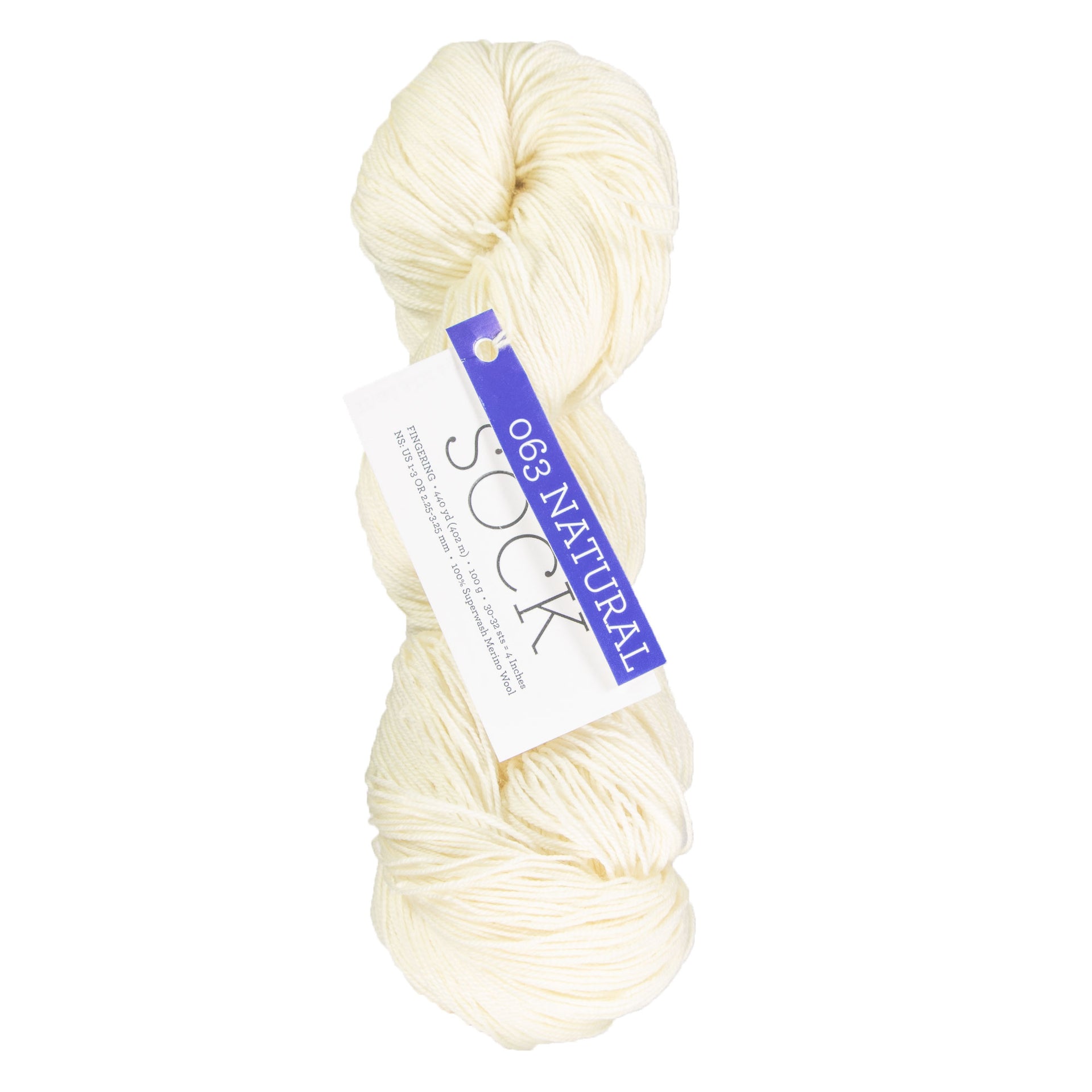 Malabrigo Sock Yarn - 063 Natural - Zoom Image
