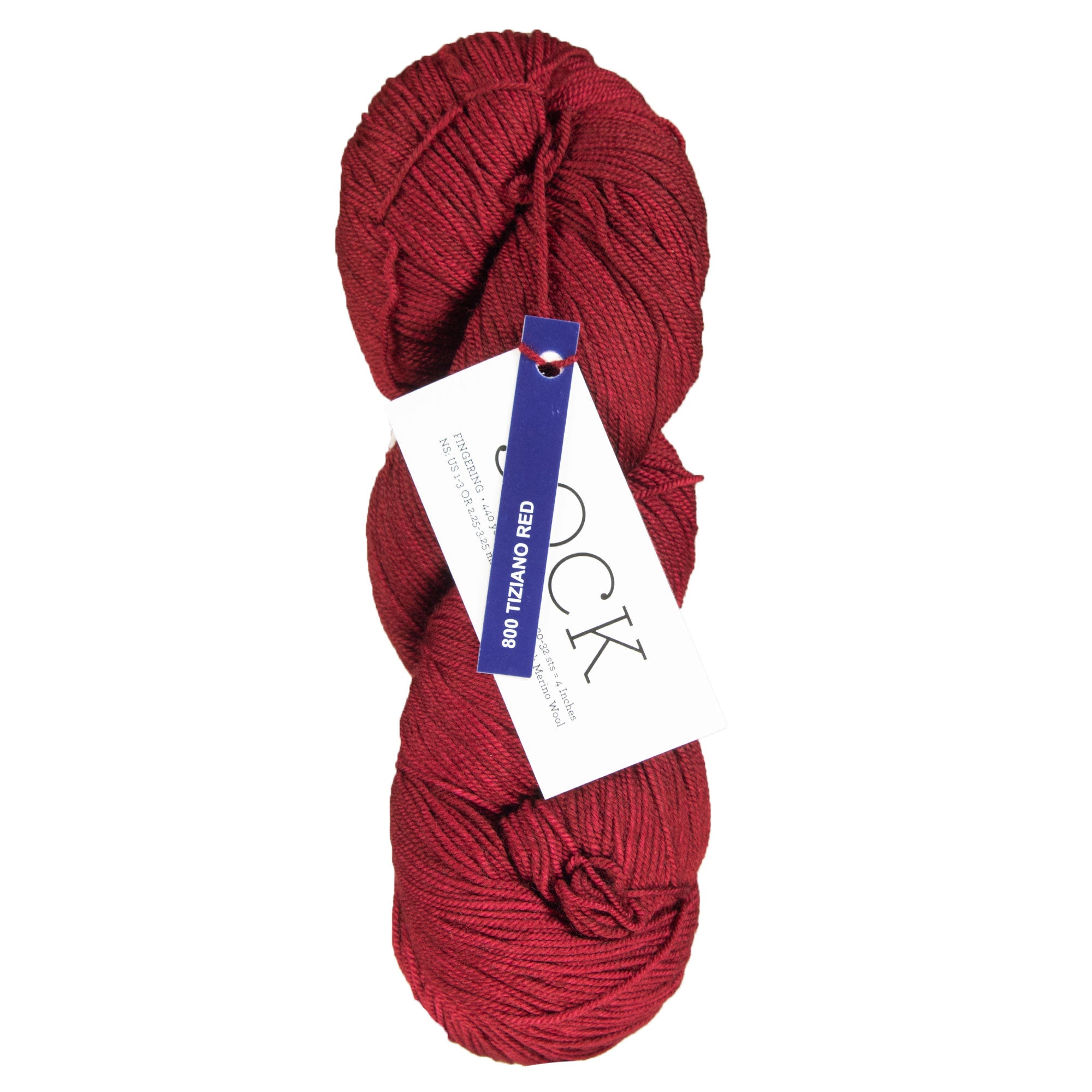 Malabrigo Sock Yarn - 800 Tiziano Red - Zoom Image