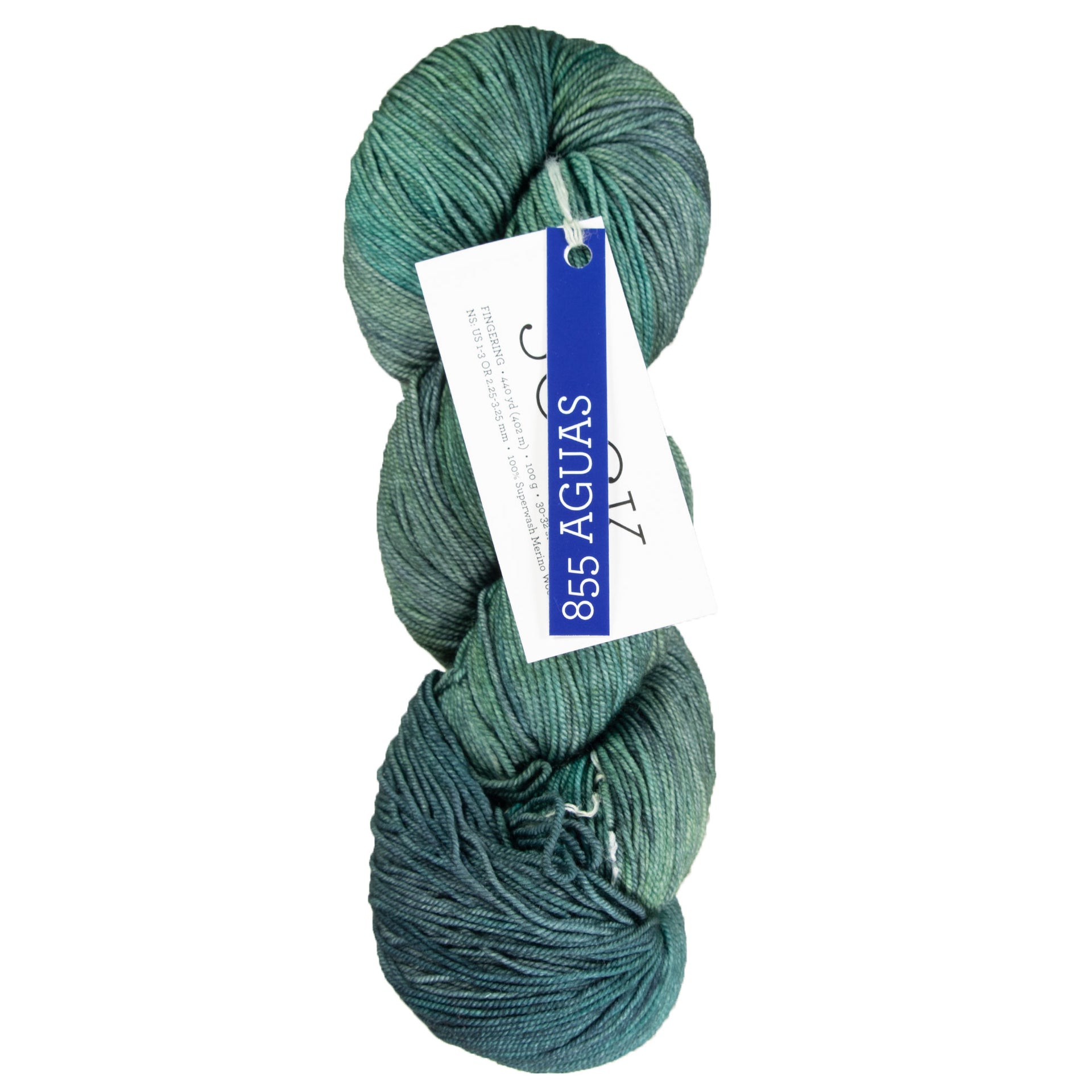 Malabrigo Sock Yarn - 855 Aguas - Zoom Image
