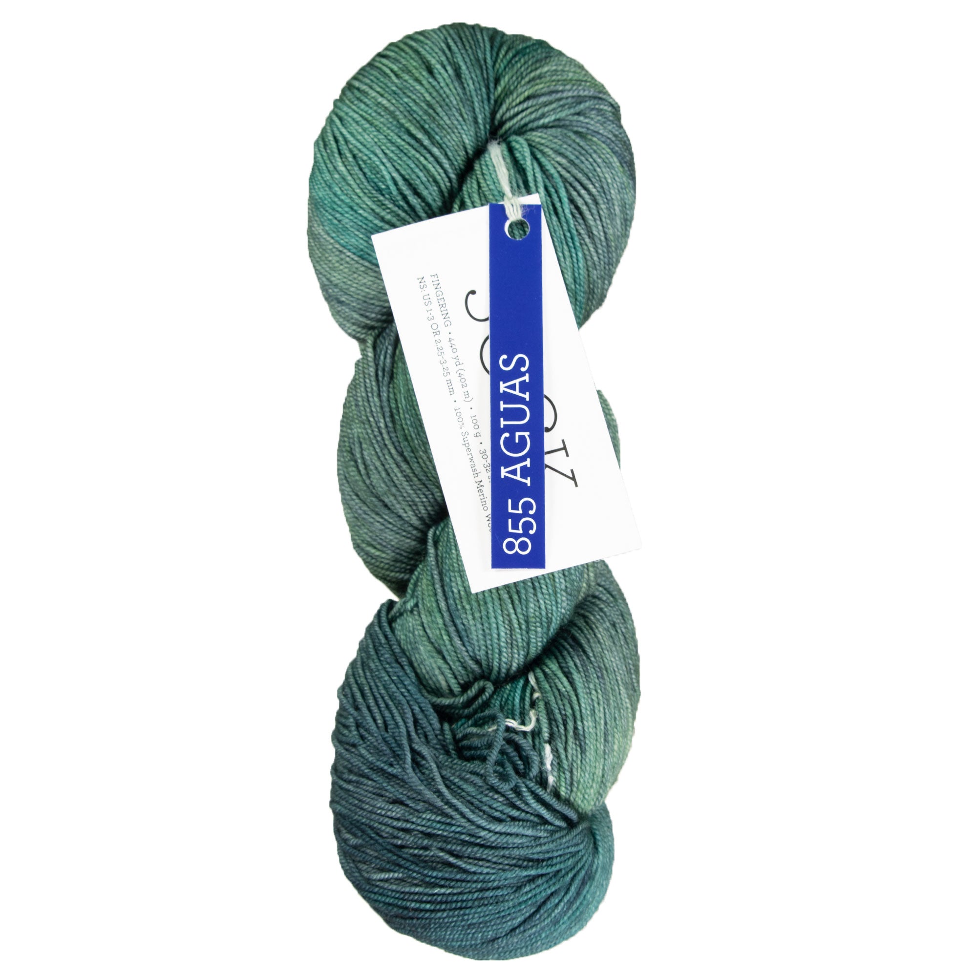 Malabrigo Sock Yarn - 855 Aguas - Zoom Image