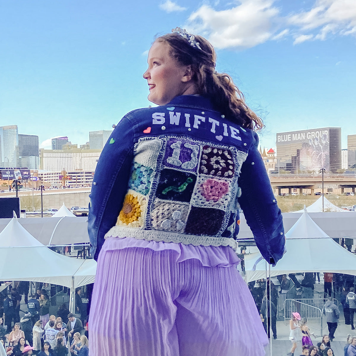 Elizabeth's Taylor Swift Granny Square Jacket - Main Image 1
