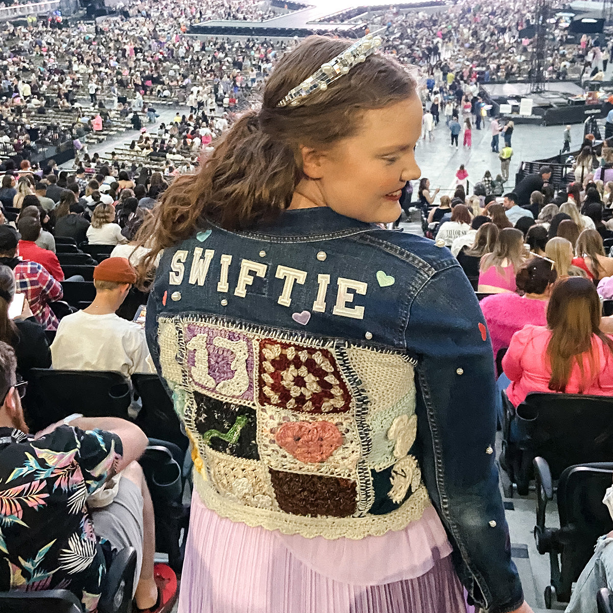 Elizabeth's Taylor Swift Granny Square Jacket - Main Image 2
