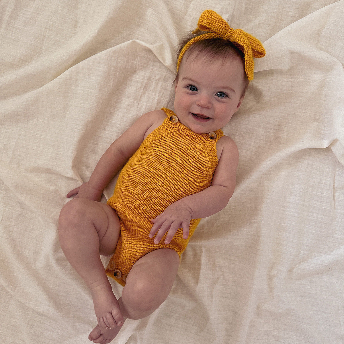 Alex's Harmony Fingering Little Sister's Romper - Main Image 1
