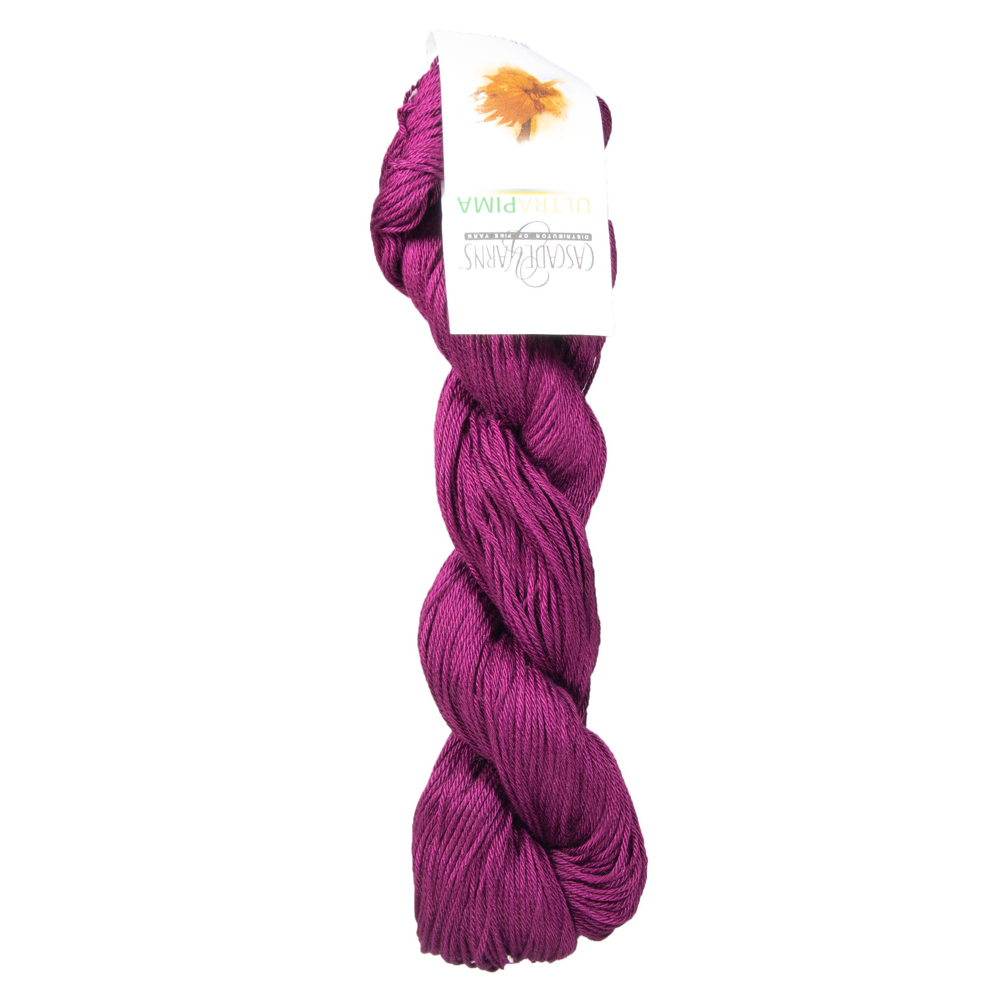 Cascade Yarns Ultra Pima Yarn - 3704 Syrah - Zoom Image