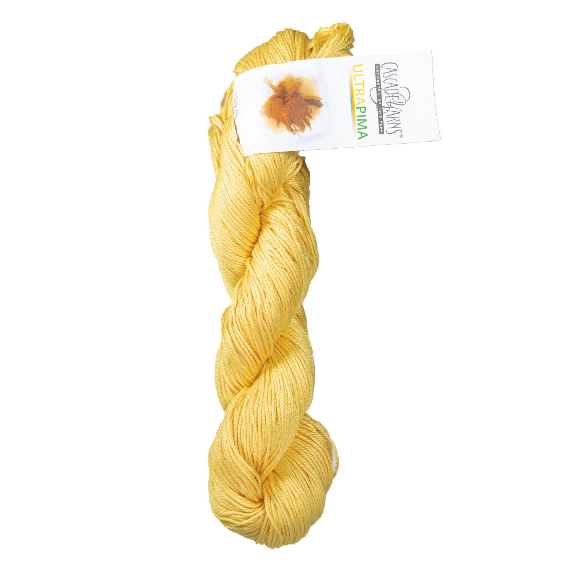 Cascade Yarns Ultra Pima Yarn - 3743 Yellow Rose - Zoom Image

