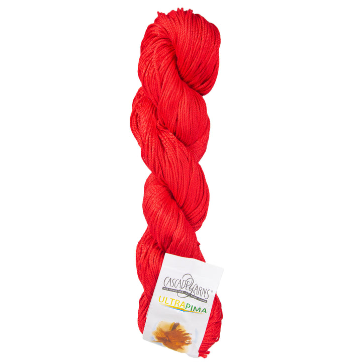 Cascade Yarns Ultra Pima Yarn - 3751 Poppy Red - Zoom Image