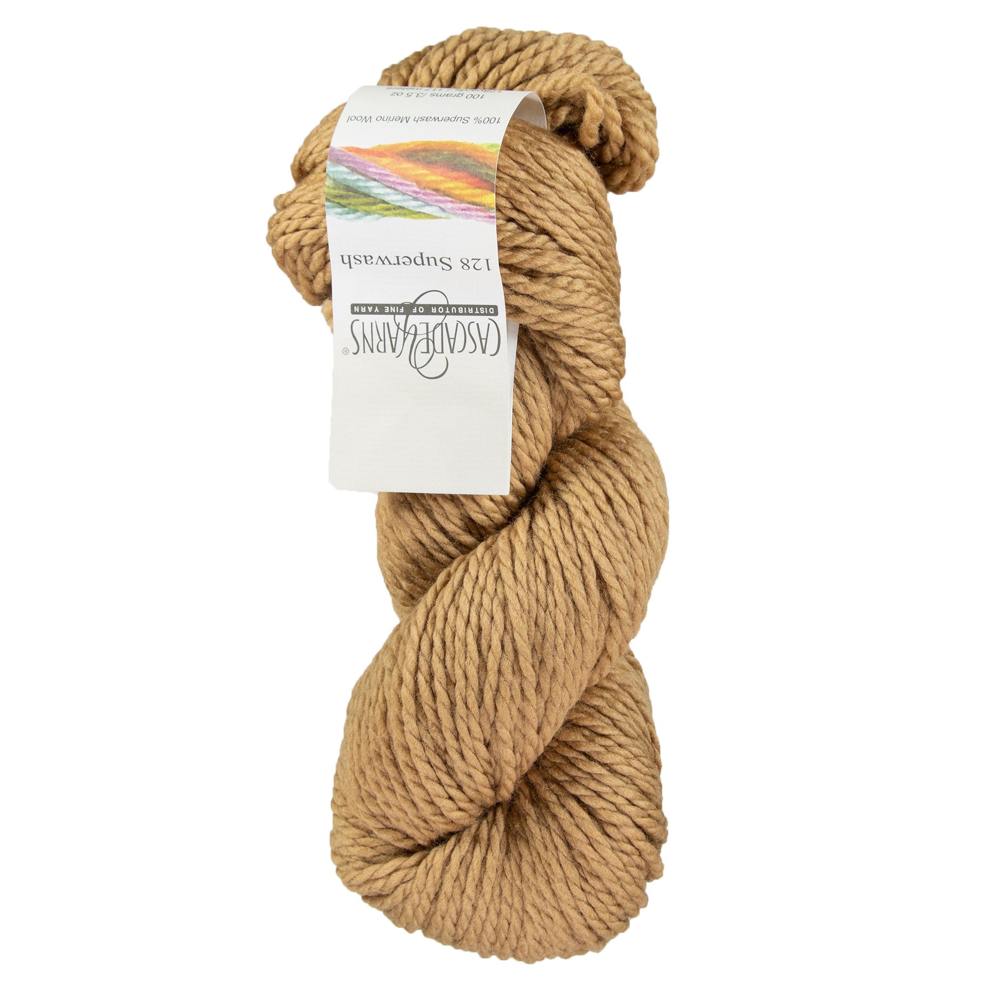 Cascade Yarns 128 Superwash Yarn - 1961 Camel - Zoom Image