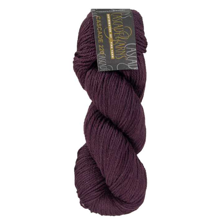 Cascade 220 Yarn - 8418 Eggplant - Zoom Image