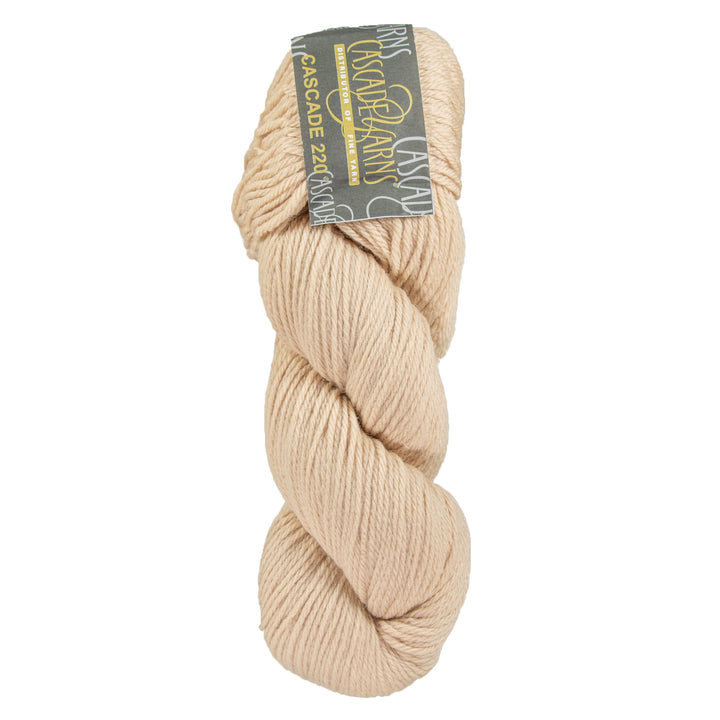 Cascade 220 Yarn - 8021 Beige - Zoom Image