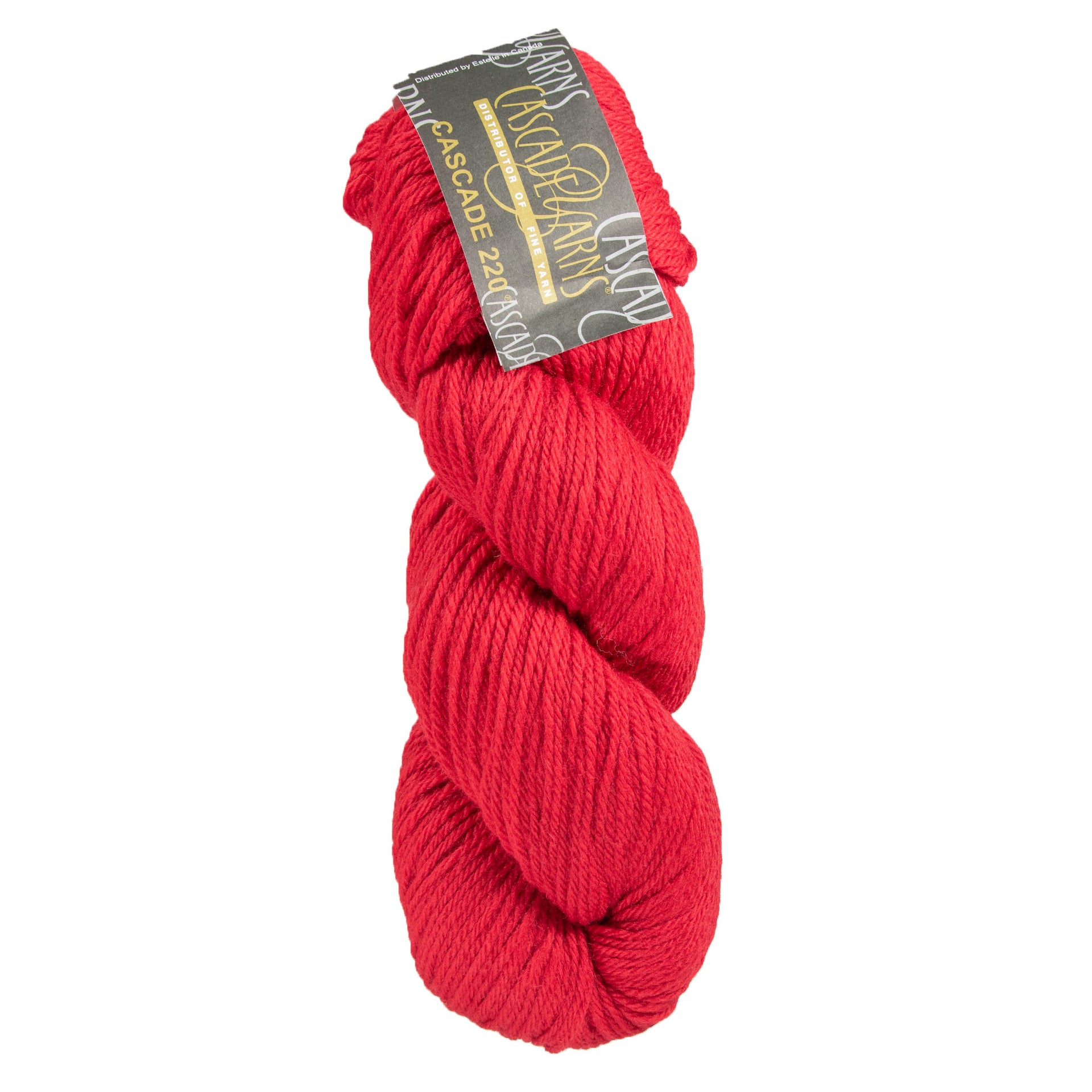 Cascade 220 Yarn - 8895 Christmas Red - Zoom Image
