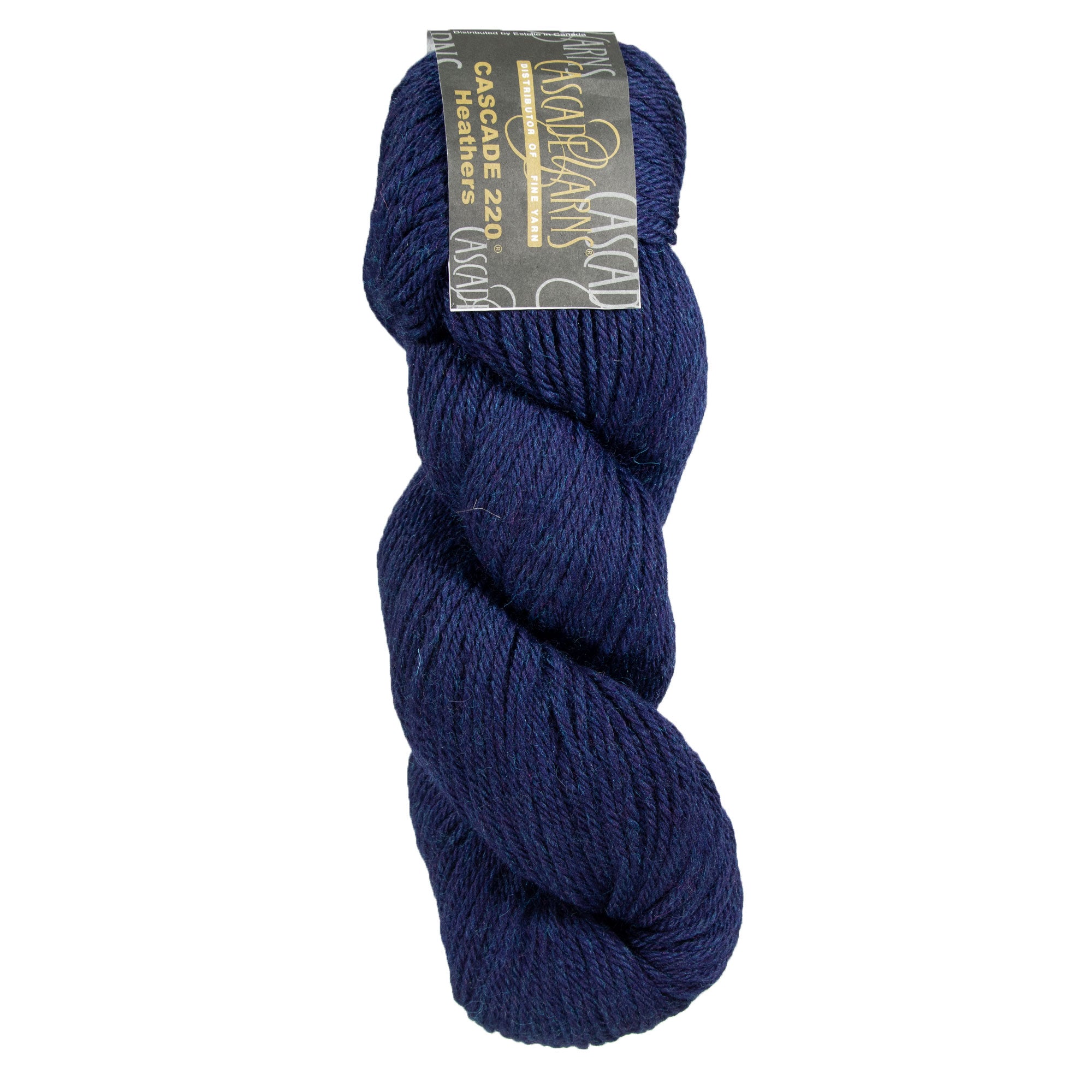 Cascade 220 Yarn - 9449 Midnight Heather - Zoom Image
