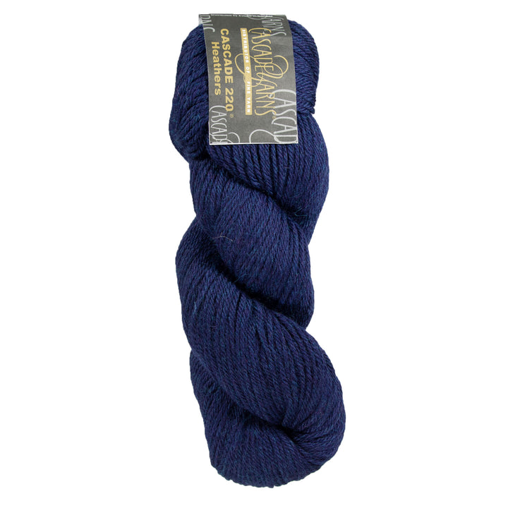 Cascade 220 Yarn - 9449 Midnight Heather - Zoom Image