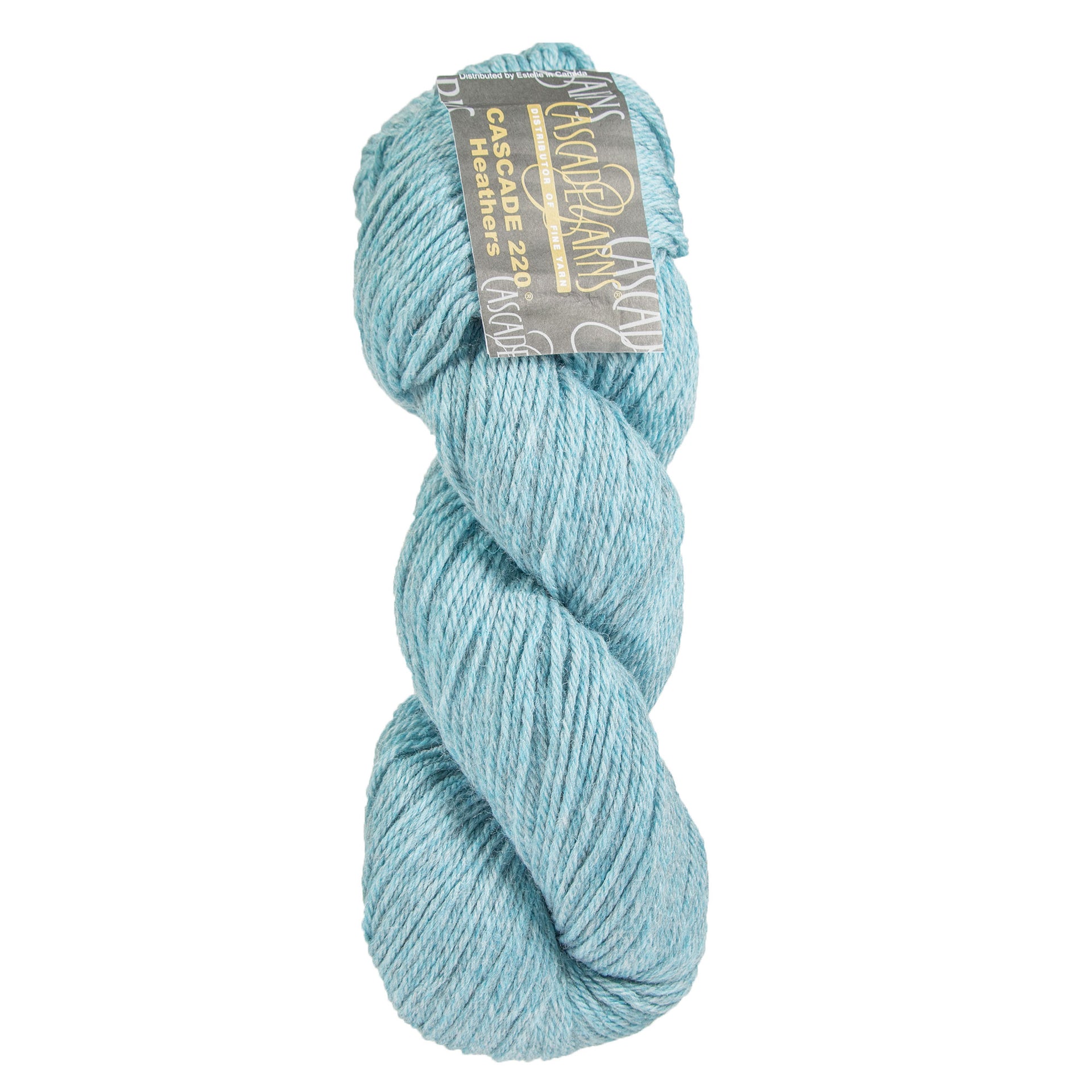 Cascade 220 Yarn - 9452 Summer Sky Heather - Zoom Image

