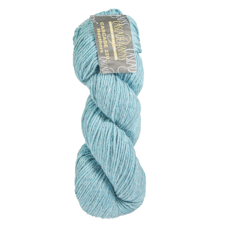 Cascade 220 Yarn - 9452 Summer Sky Heather - Zoom Image