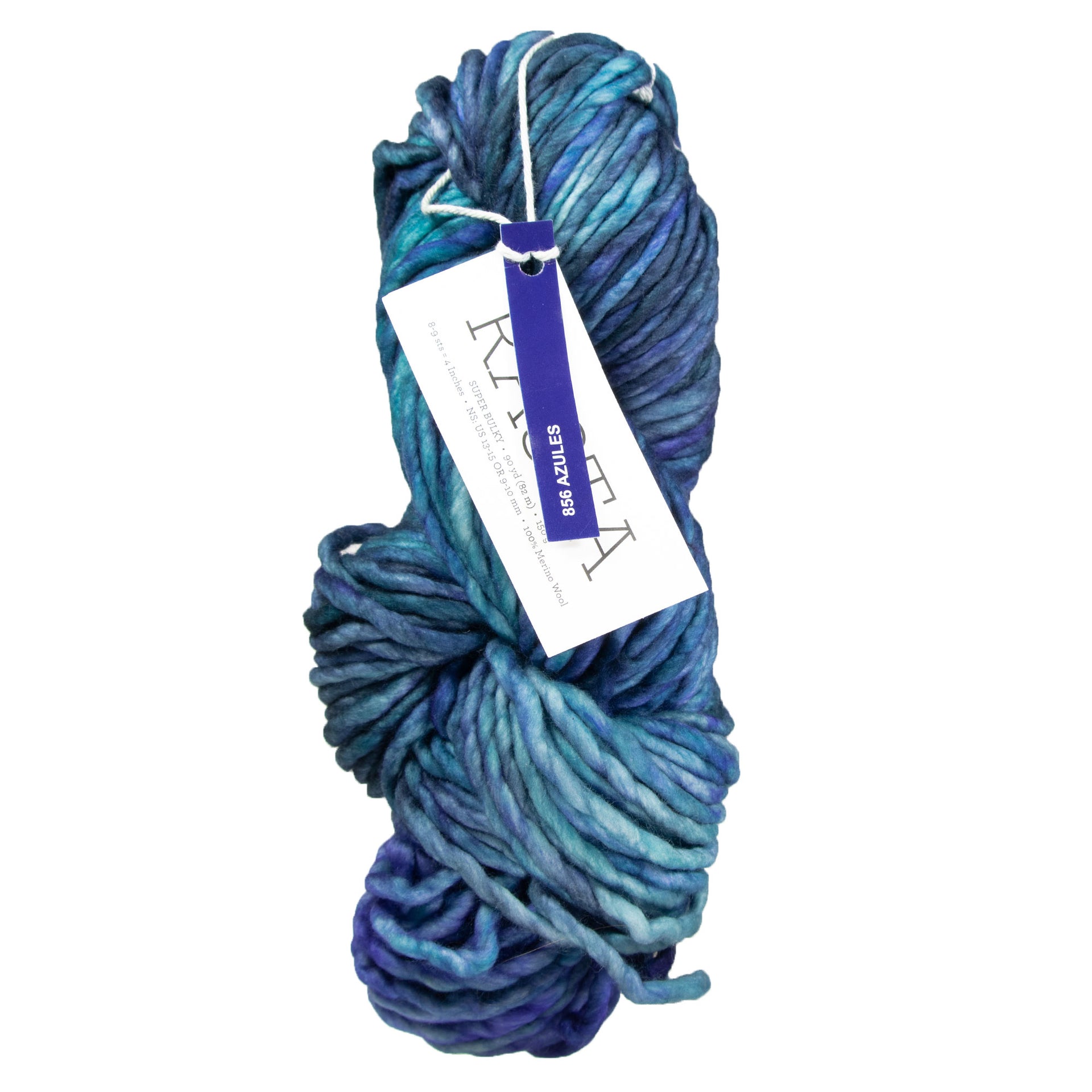 Malabrigo Rasta Yarn - 856 Azules - Zoom Image
