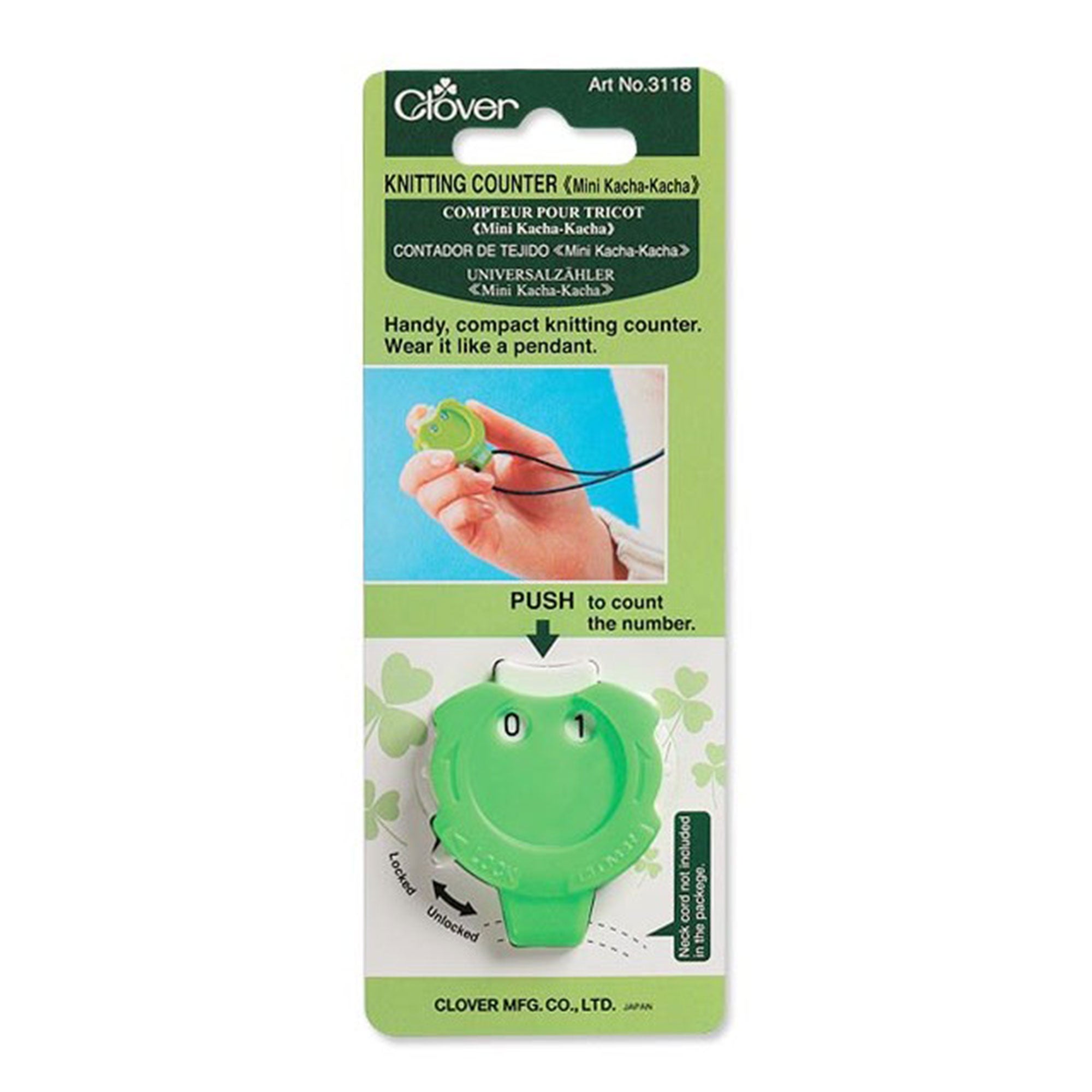 Clover Knitting Counter - Mini Kacha Kacha - Zoom Image