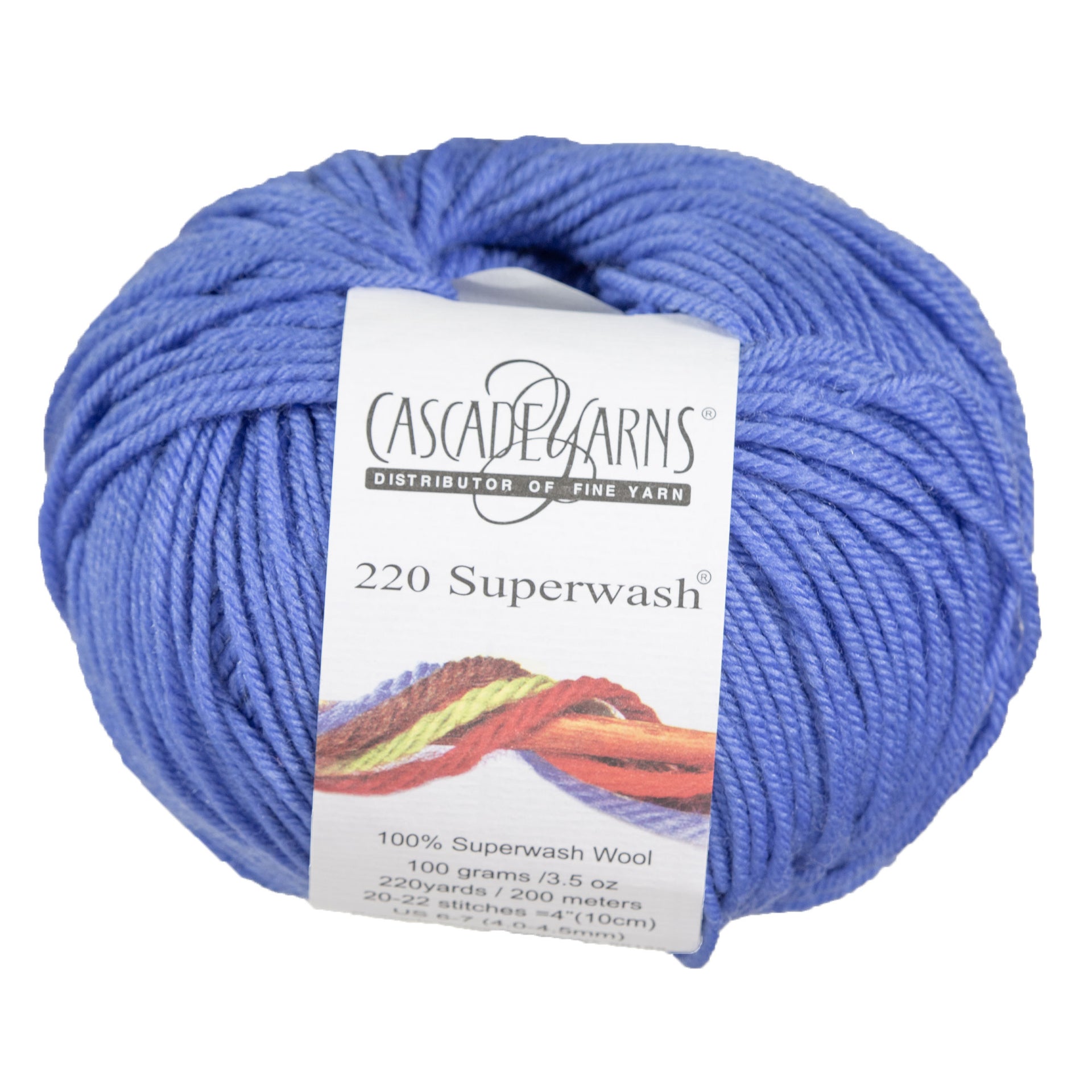 Cascade Yarns 220 Superwash Yarn - 0845 Denim - Zoom Image
