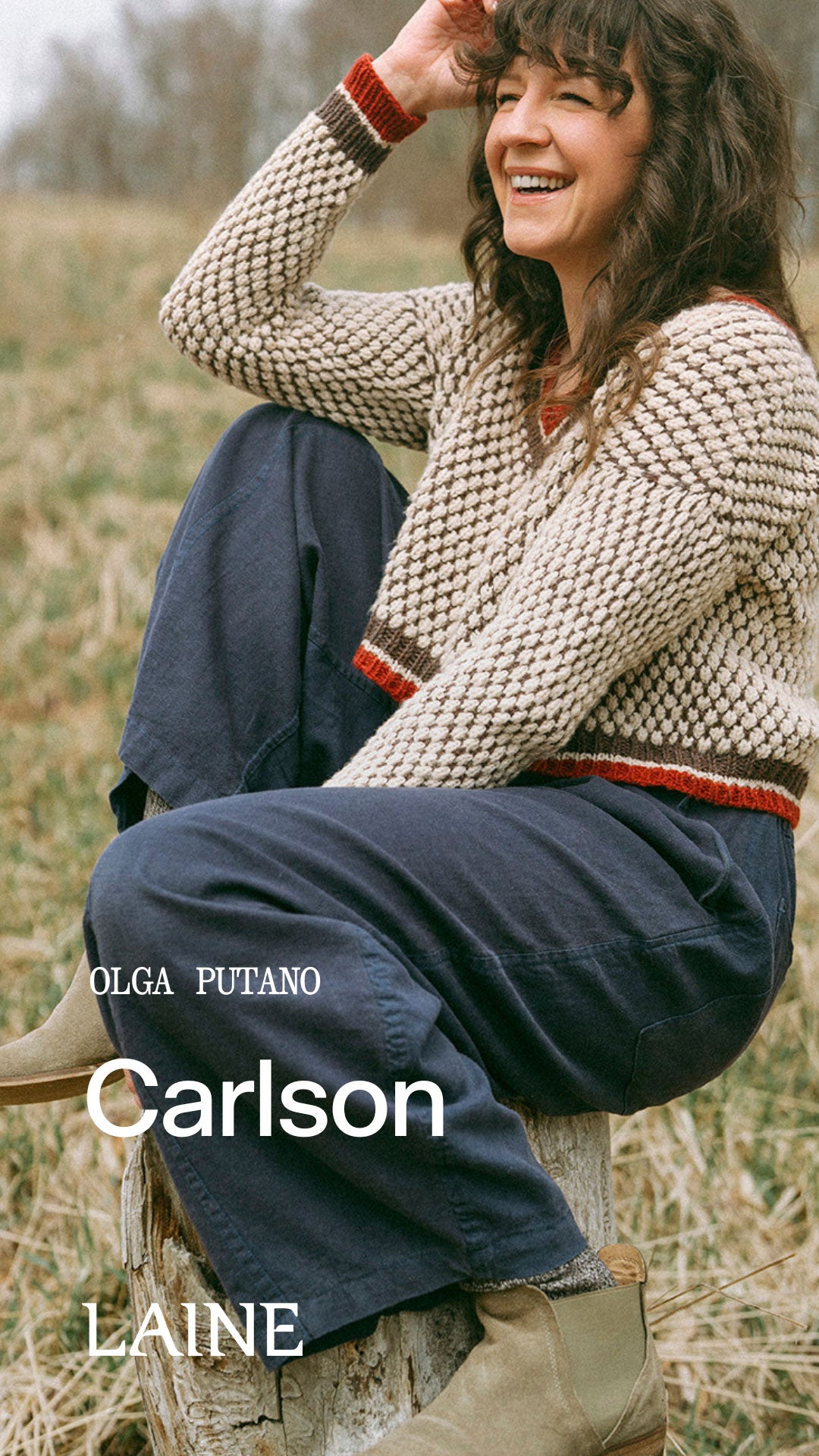 Laine Magazine Olga Putano Books - Field Notes: 20 Textured Knits