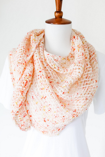 Tunisian Tango CAL: Party Punch Shawl Workshop Virtual Class & Kit
