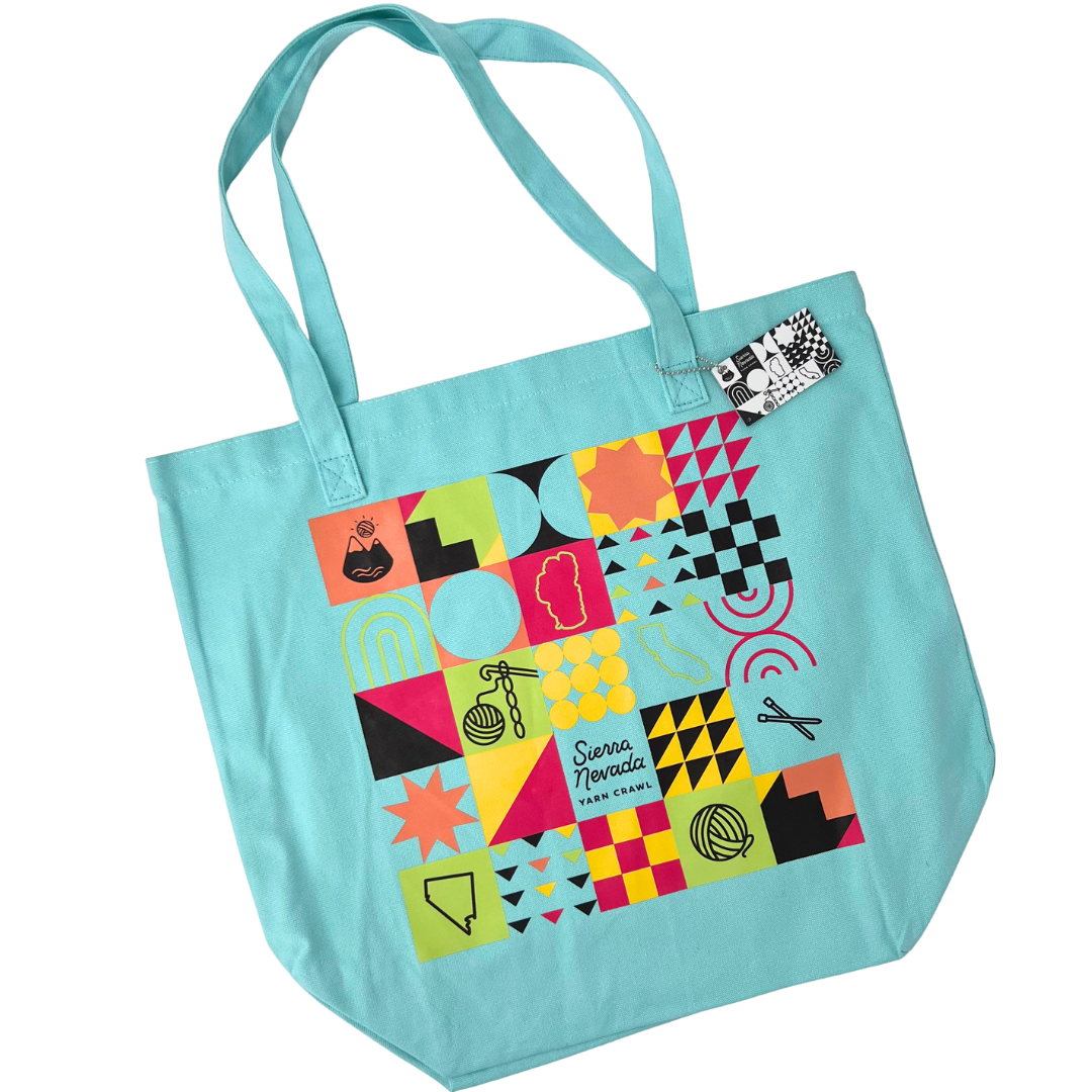 Jimmy Beans Wool Sierra Nevada Yarn Crawl 2025 - Tote Bag & Keychain
