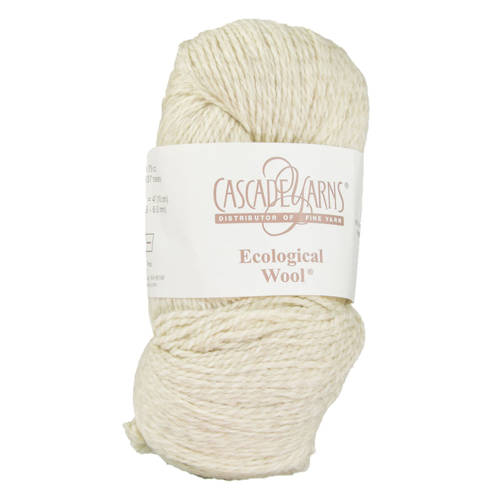 Cascade Yarns Eco Wool Yarn - 9004 - Ecru Beige Twist - Zoom Image