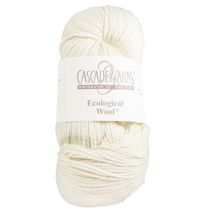 Cascade Yarns Eco Wool Yarn - 8014 - Vanilla - Zoom Image