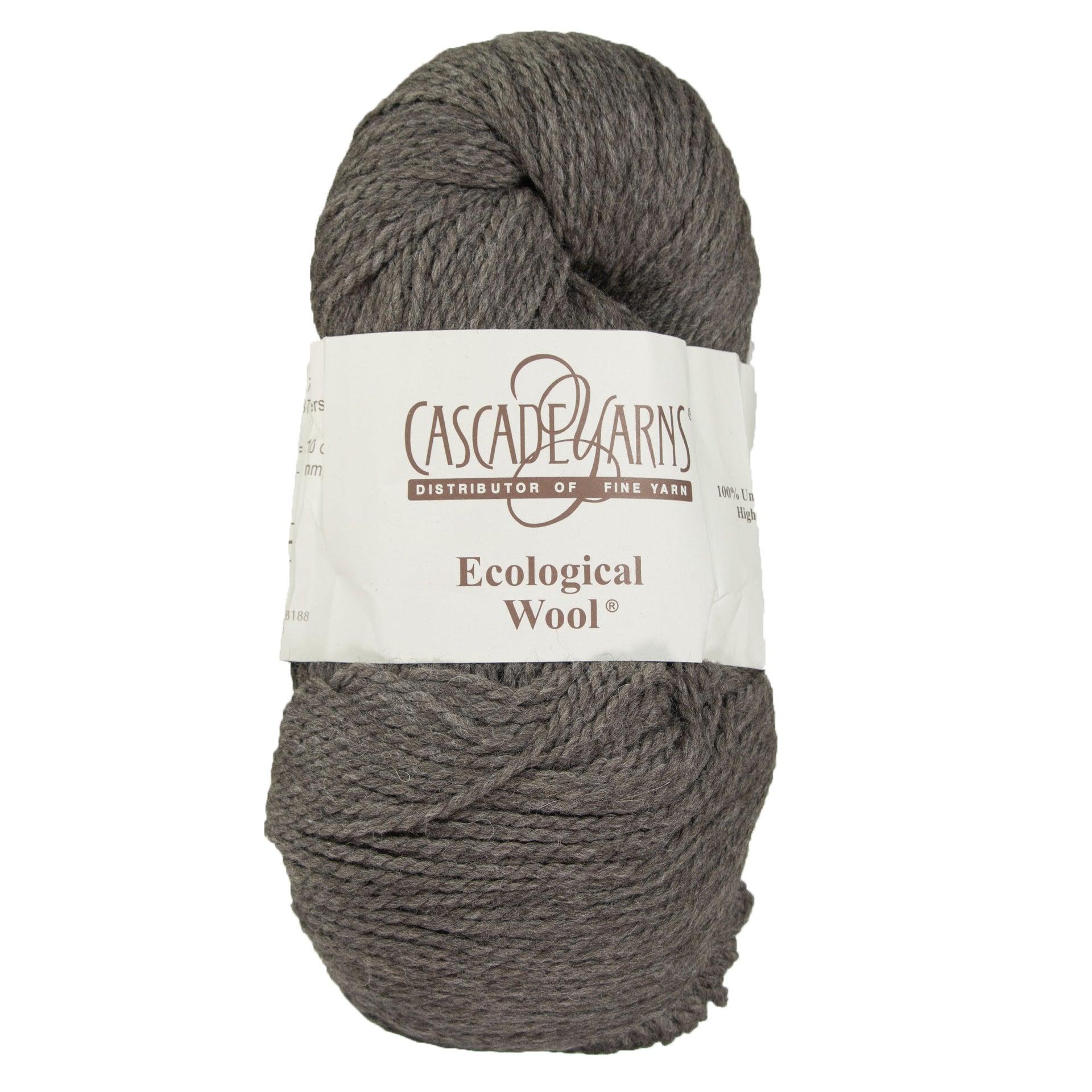 Cascade Yarns Eco Wool Yarn - 8020 - Gun Metal - Zoom Image
