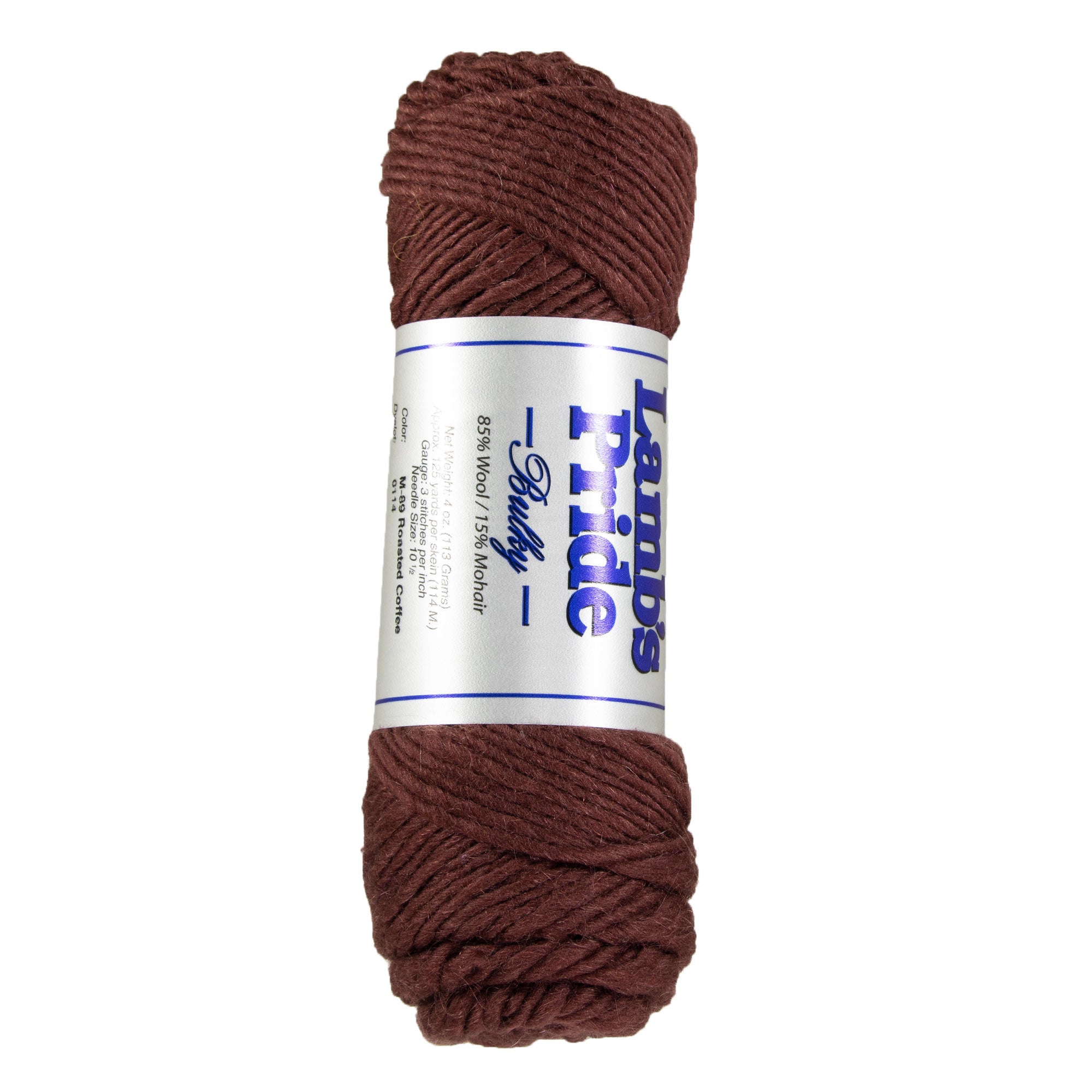 Brown Sheep Lamb's Pride Bulky Yarn - M089 - Roasted Coffee - Zoom Image