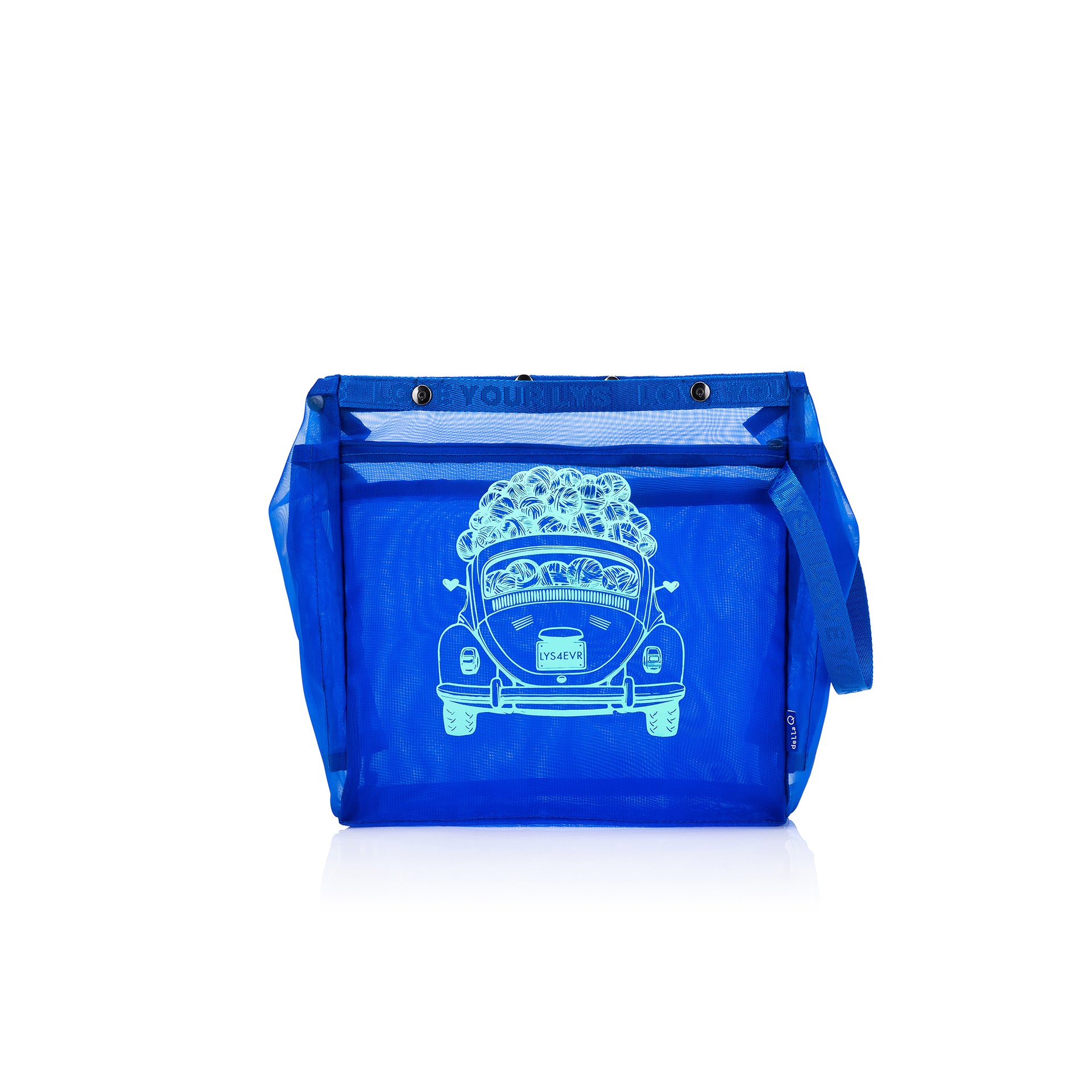 della Q Oh Snap Sacks - LYS - Blue - Large Square
