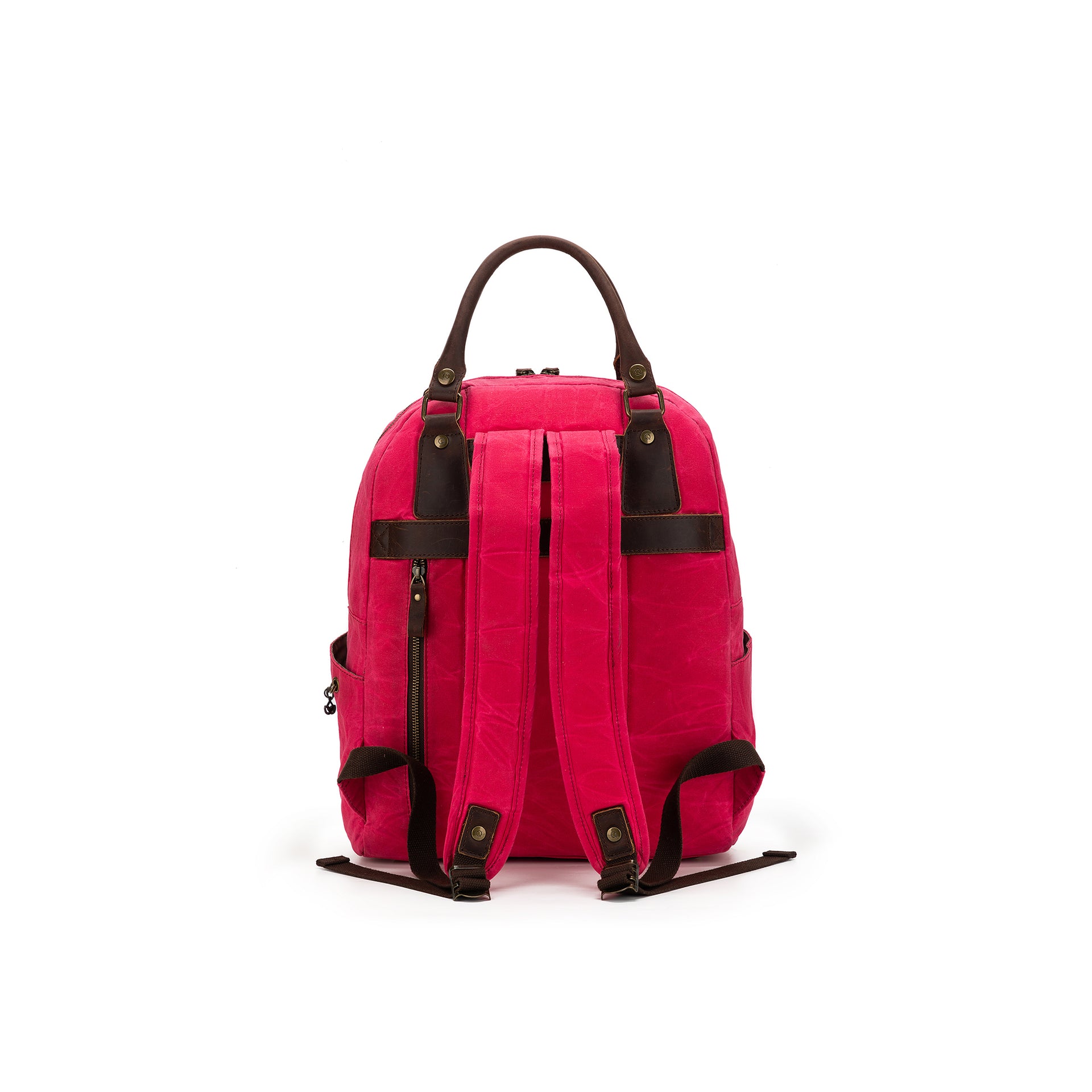 della Q Maker's Canvas Backpack - Vivid Rose
