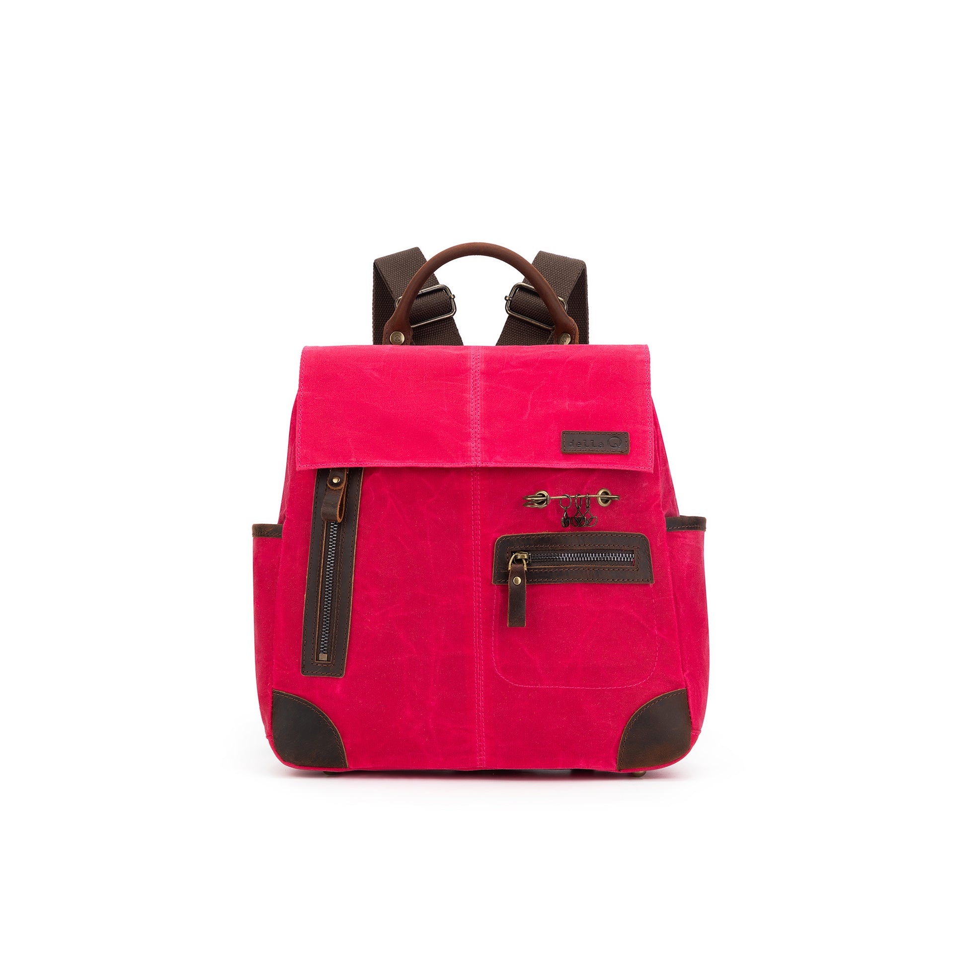 della Q Maker's Midi Backpack - Vivid Rose
