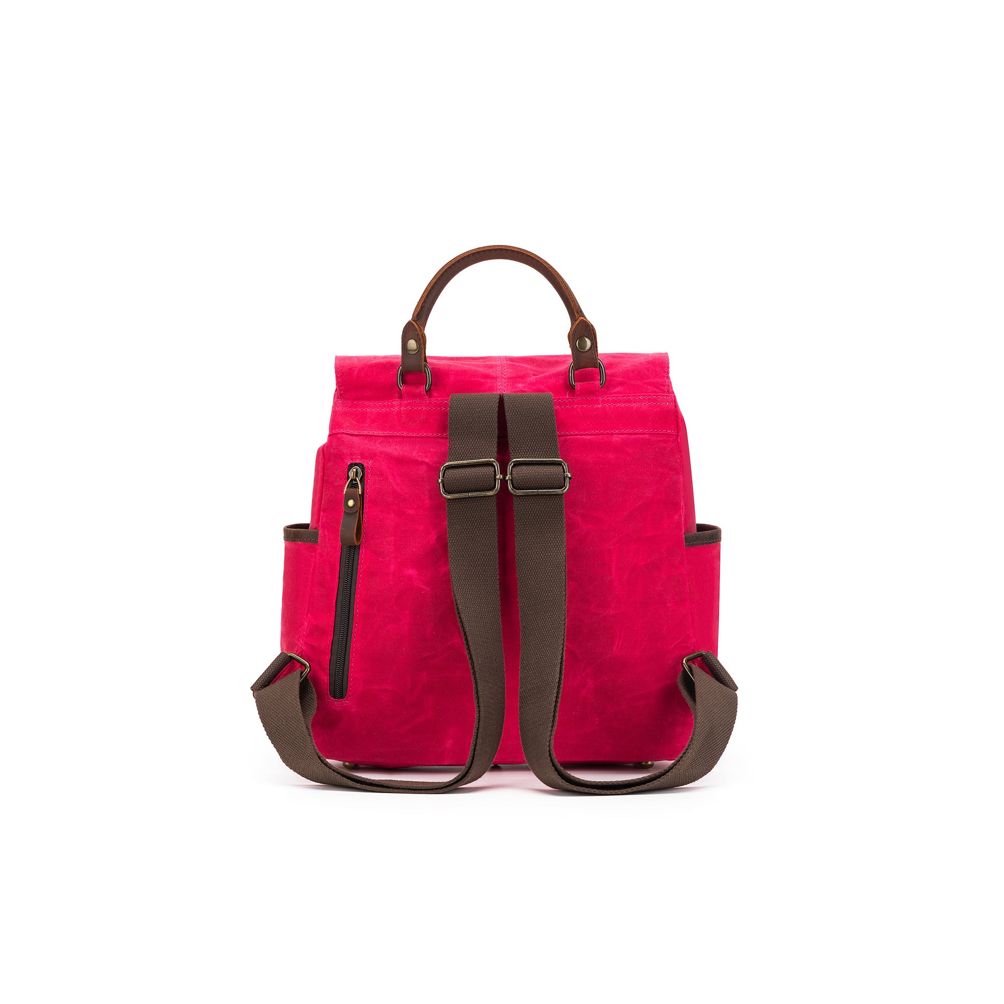 della Q Maker's Midi Backpack - Vivid Rose | Jimmybeanswool.com