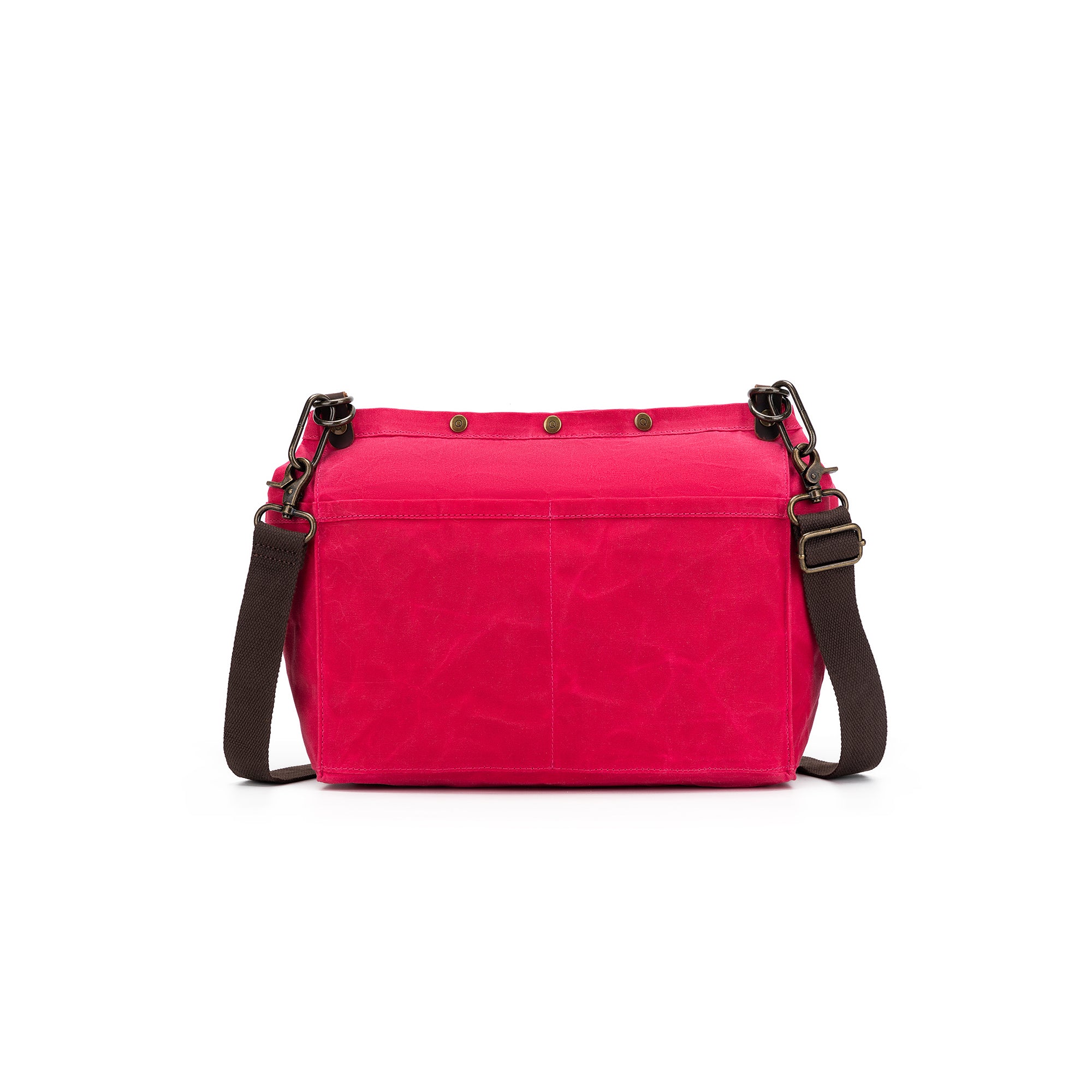della Q Maker's Canvas Rucksack - Vivid Rose | Jimmybeanswool.com