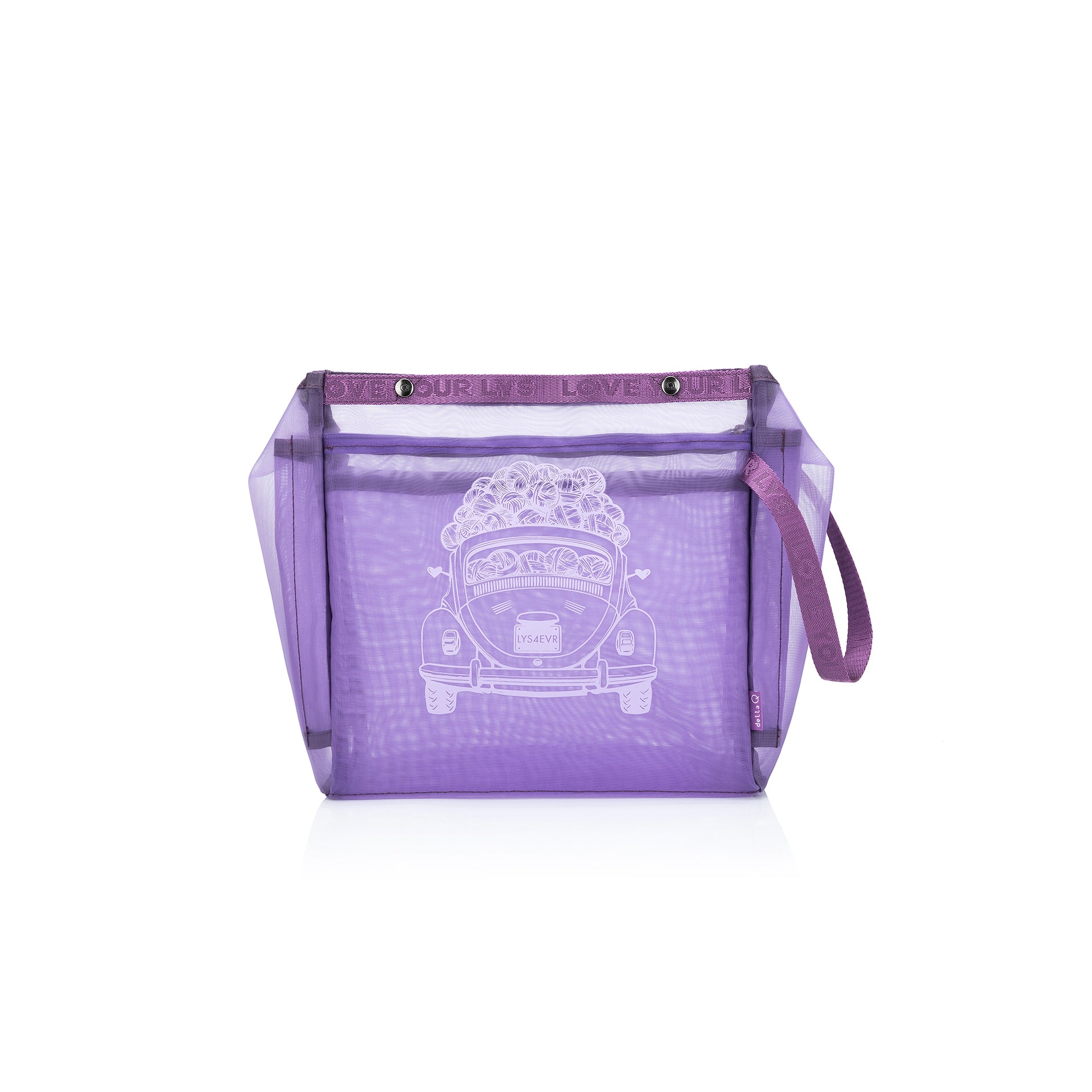 della Q Oh Snap Sacks - LYS - Purple - Large Square

