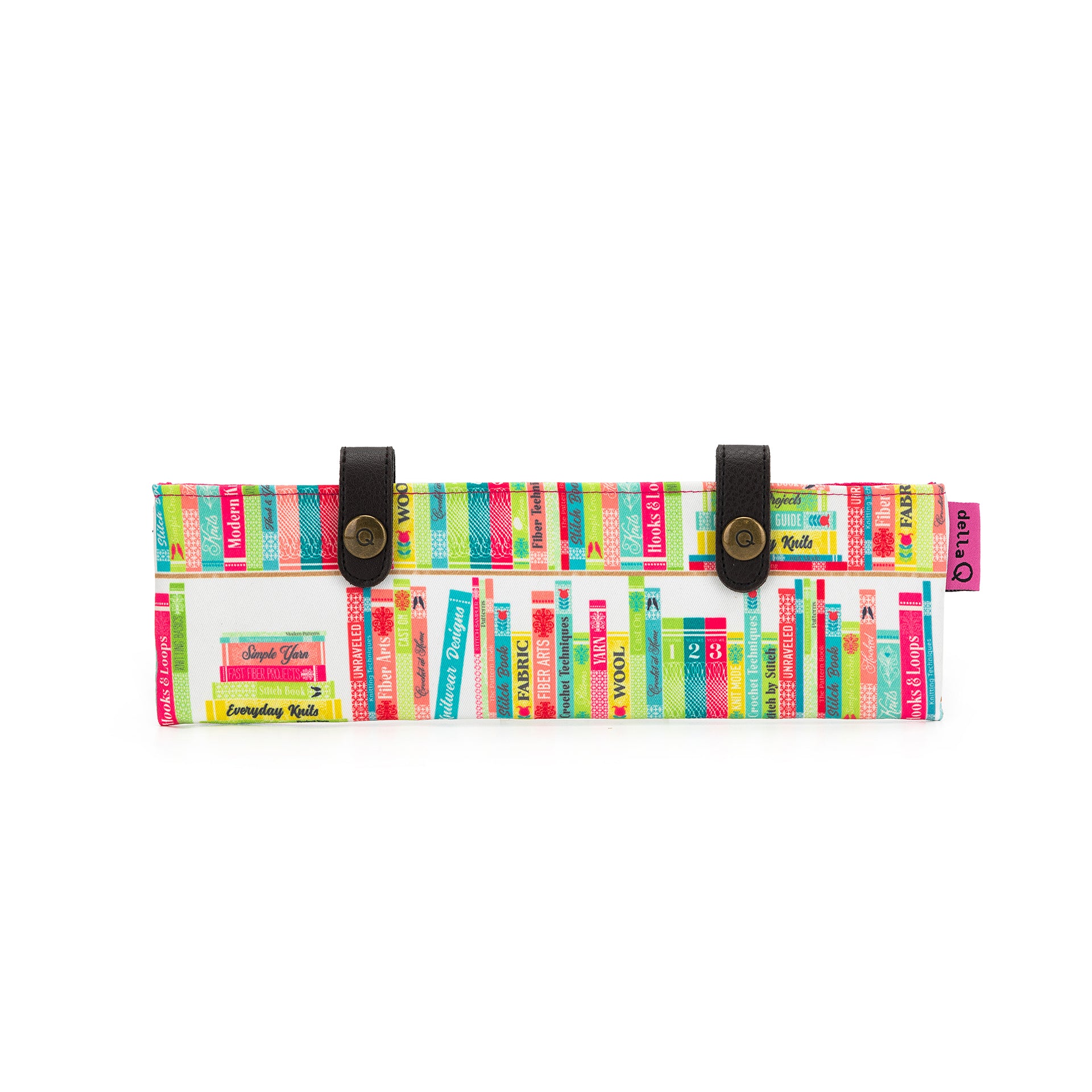 della Q Sock Needle Keeper - 1201-1 - *Linen - Library - Fuchsia
