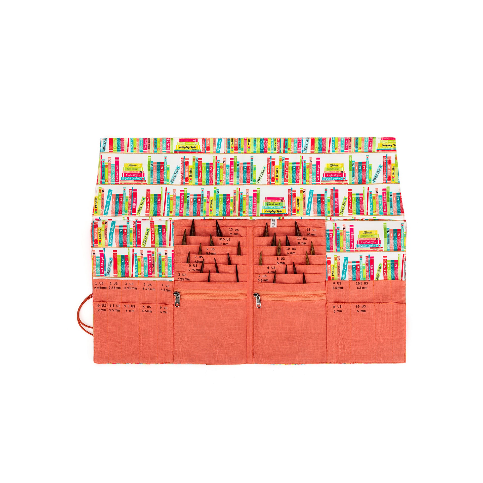 della Q DPN + Circular Case - 1136-1 - *Linen - Library - Coral
