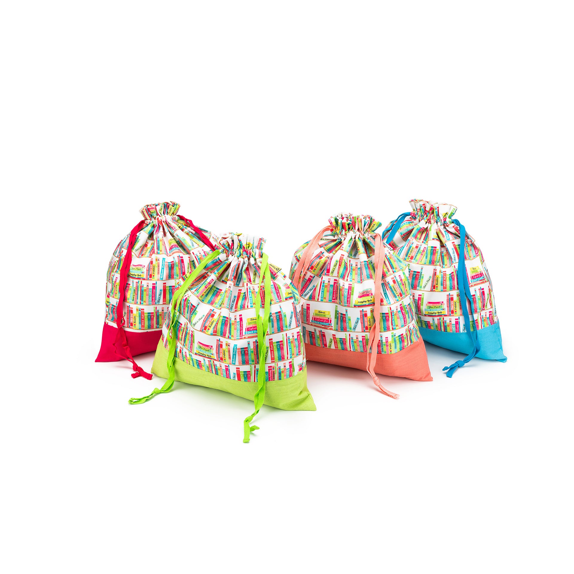 della Q Large Eden Project Bag - 119-2 - *Linen - Library - Coral
