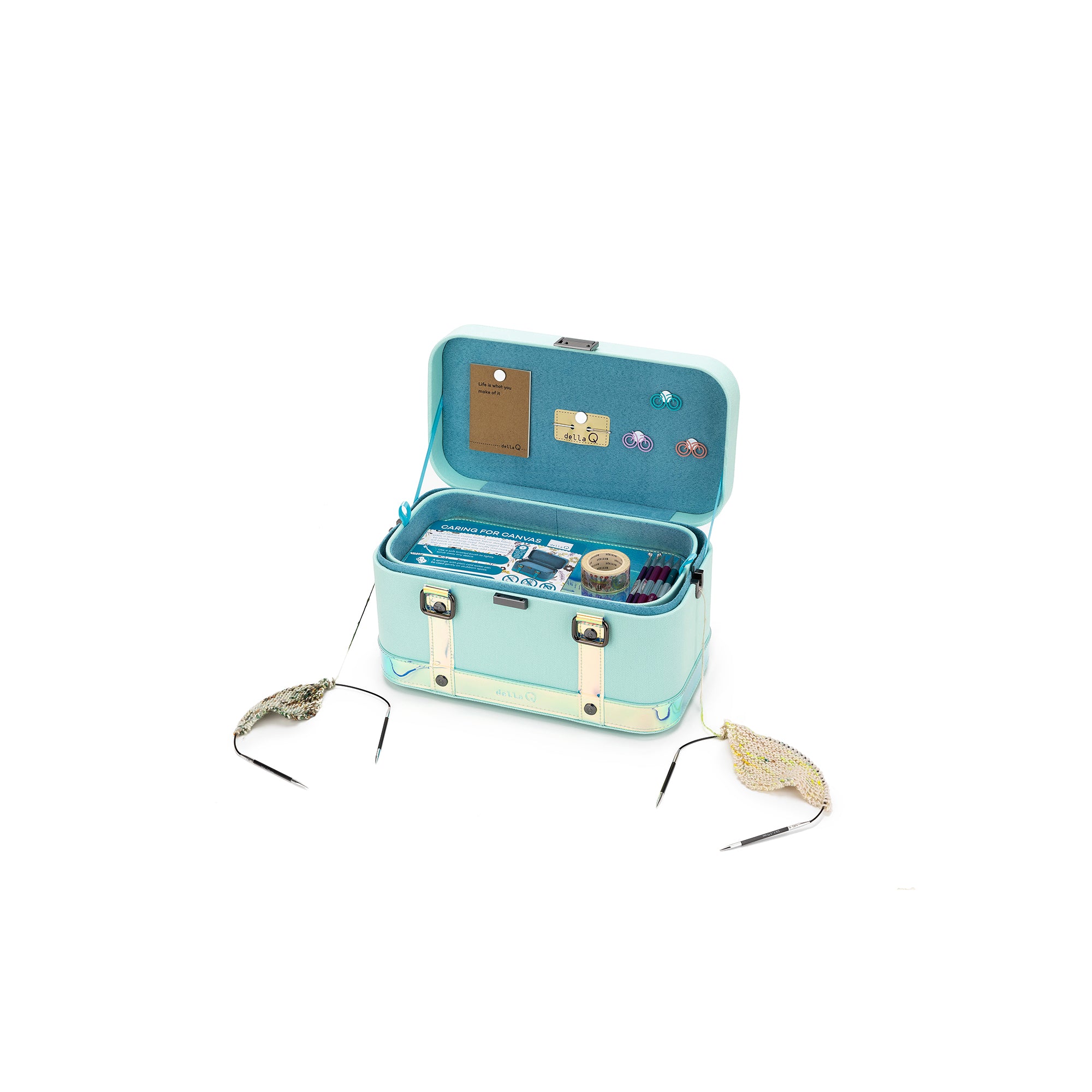 小物入れ star train della Q Glow Collection - Vinyl Train Case - Starlight