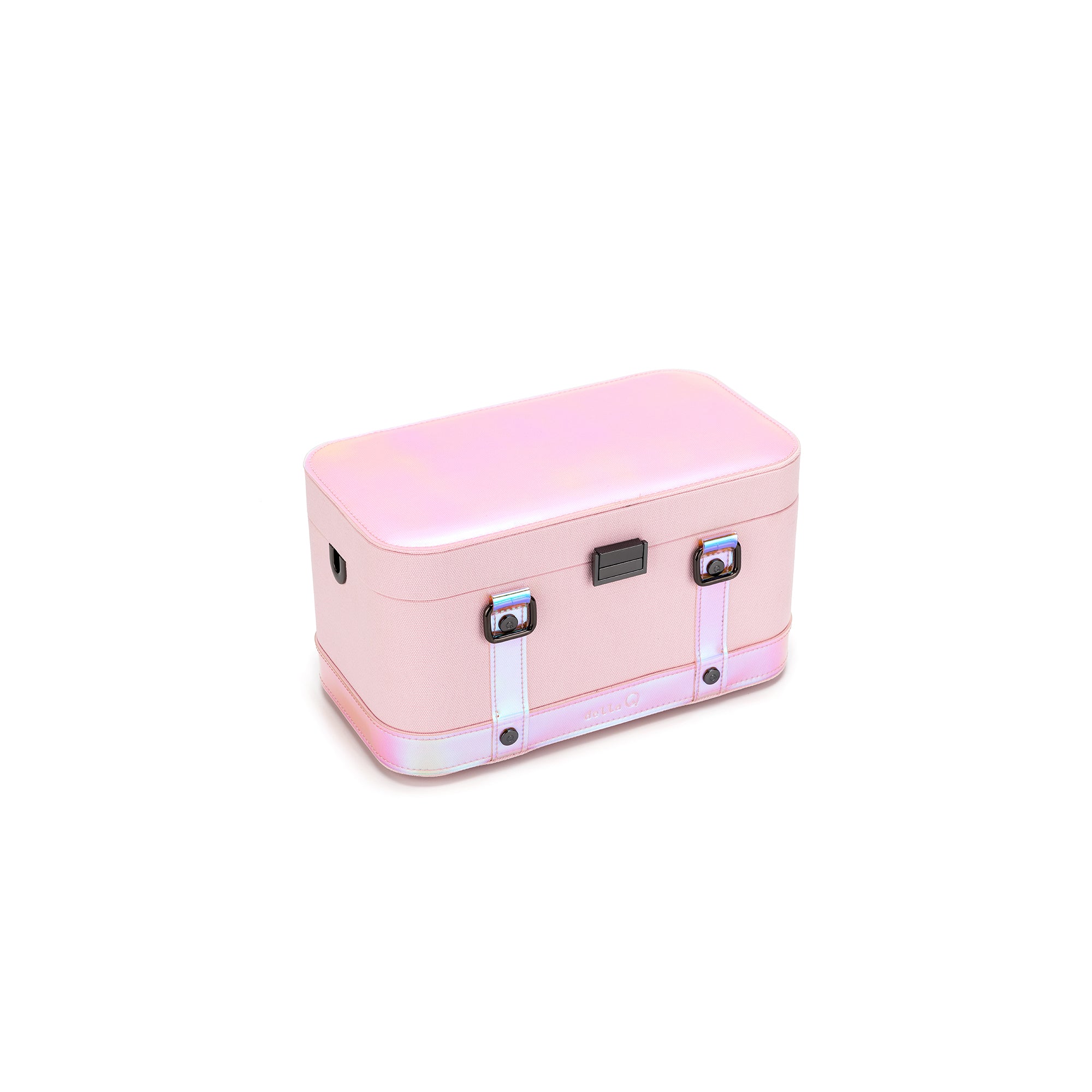 della Q Glow Collection - Vinyl Train Case - Sunset