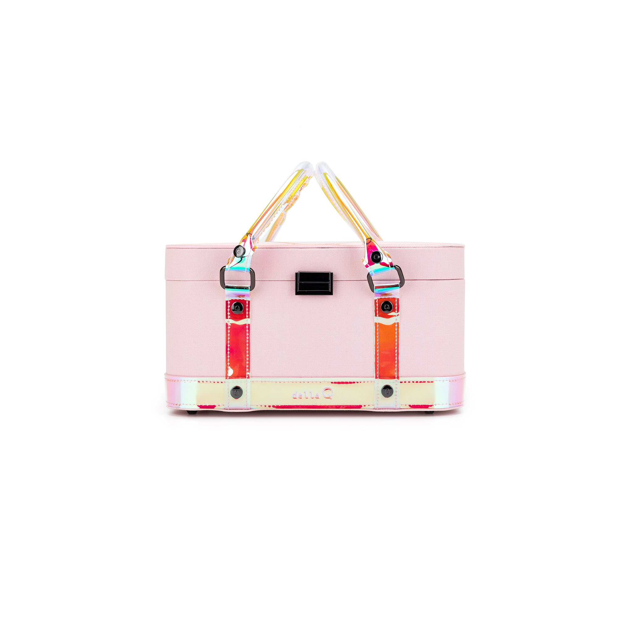 della Q Glow Collection - Vinyl Train Case - Sunset