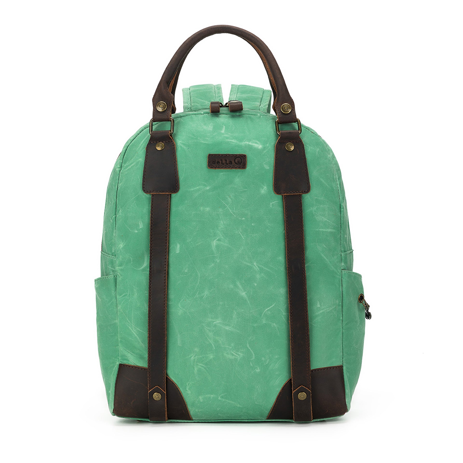 della Q Maker's Canvas Backpack - Jade
