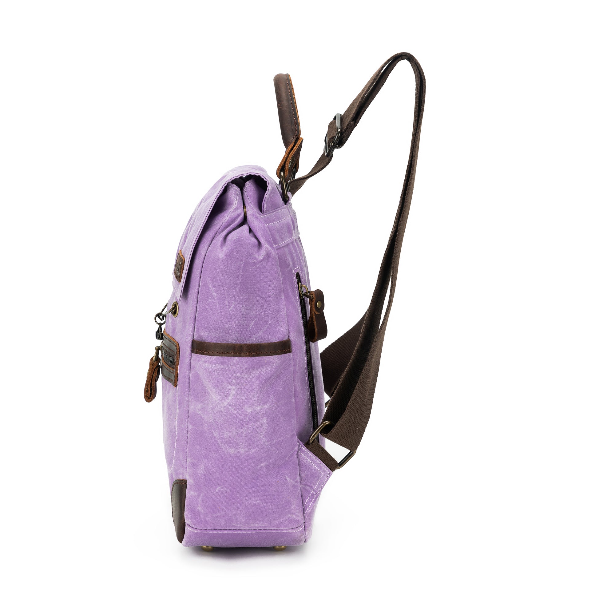 della Q Maker's Midi Backpack - Violet Purple | Jimmybeanswool.com