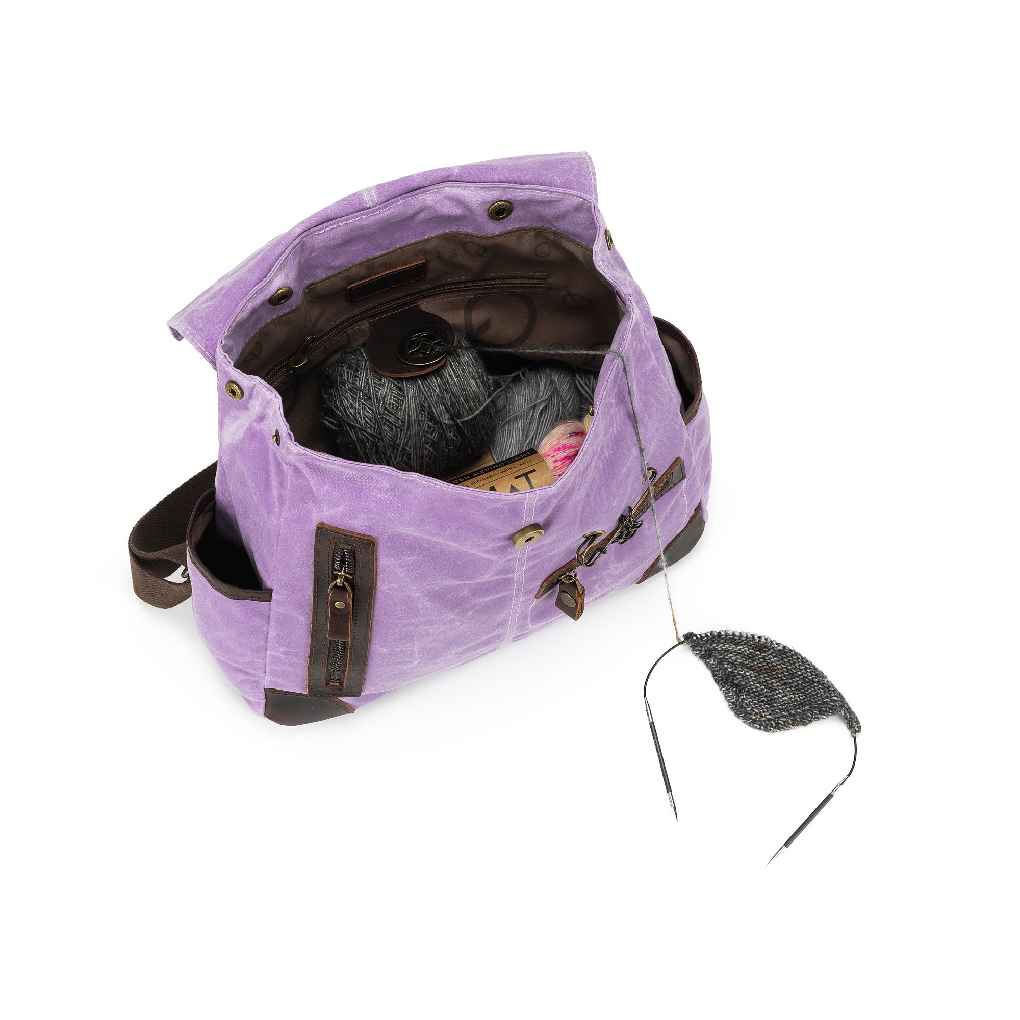 バルサック グッズ　限定版 0765/1000 della Q Maker's Midi Backpack - Violet Purple | Jimmybeanswool.com
