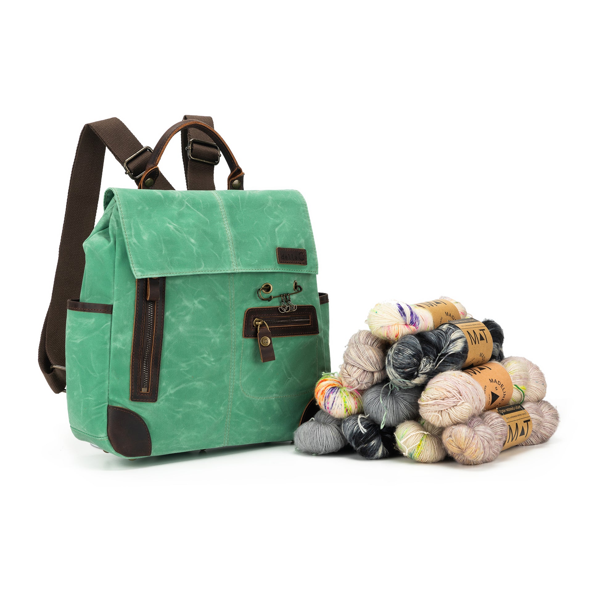 della Q Maker's Midi Backpack - Jade Green
