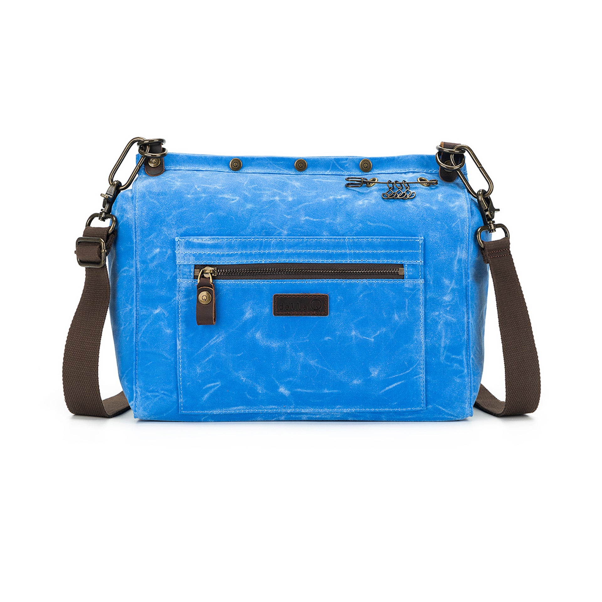 della Q Maker's Canvas Rucksack - Azure Blue
