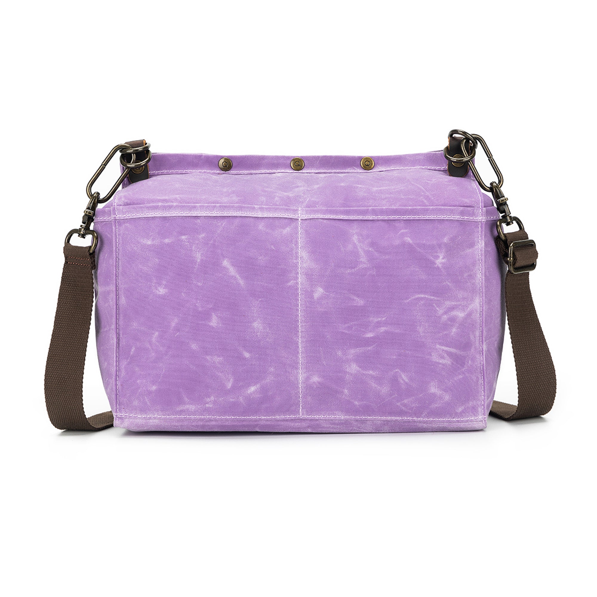 della Q Maker's Canvas Rucksack - Violet Purple | Jimmybeanswool.com